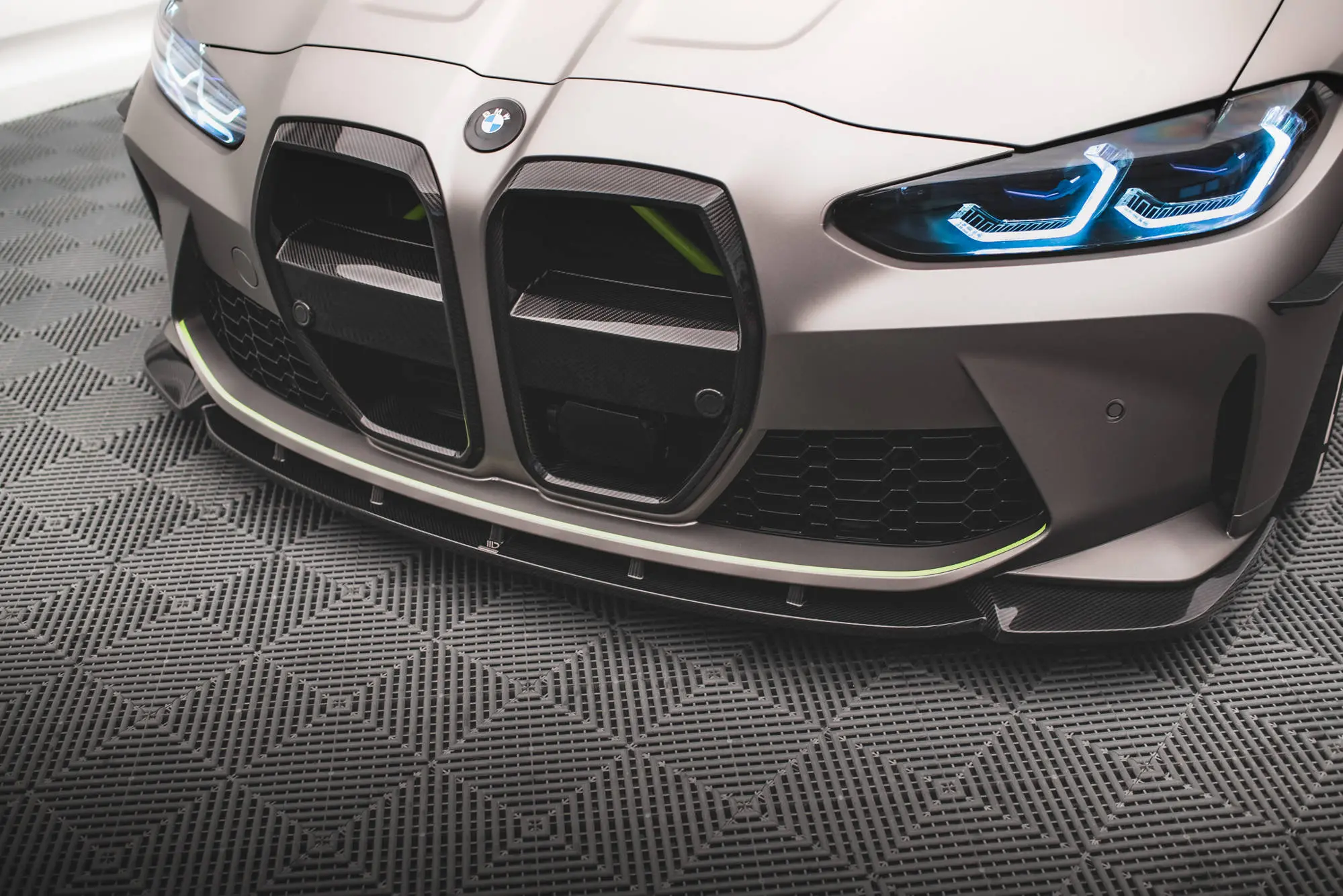 Frontspoiler BMW M4 (G82) 2021-> / BMW M3 (G80) 2021-> | Real Carbon Fiber Image 9