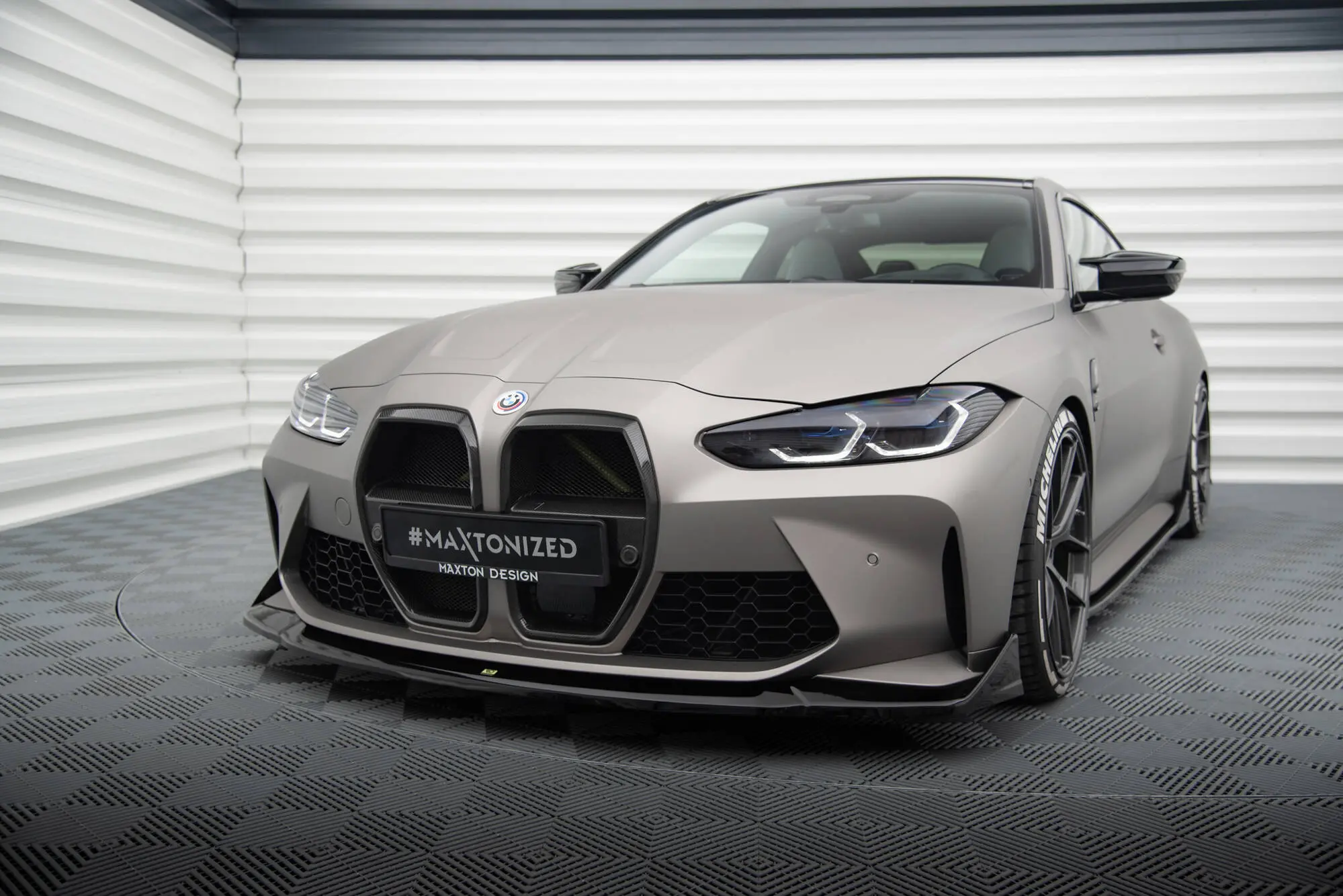 Frontspoiler BMW M4 (G82) 2021 -> / BMW M3 (G80) 2021 -> | V.4 CSL Look Image 3