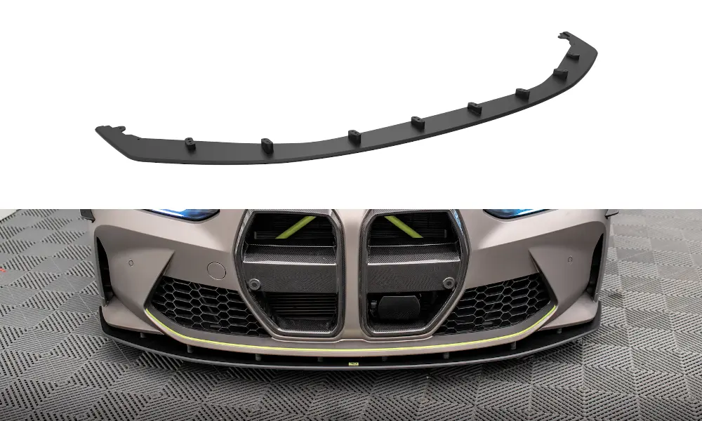 Frontspoiler BMW M4 (G82) / M3 (G80) 2021 -> |  Street Pro Black Edition – bilde 5
