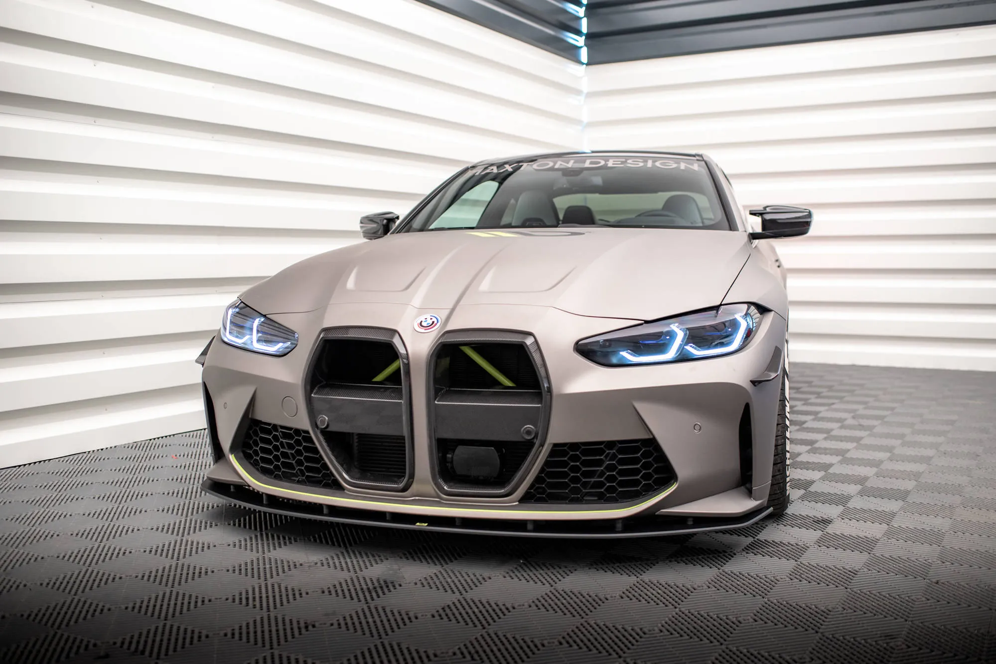 Frontspoiler BMW M4 (G82) / M3 (G80) 2021 -> | Street Pro Black Edition