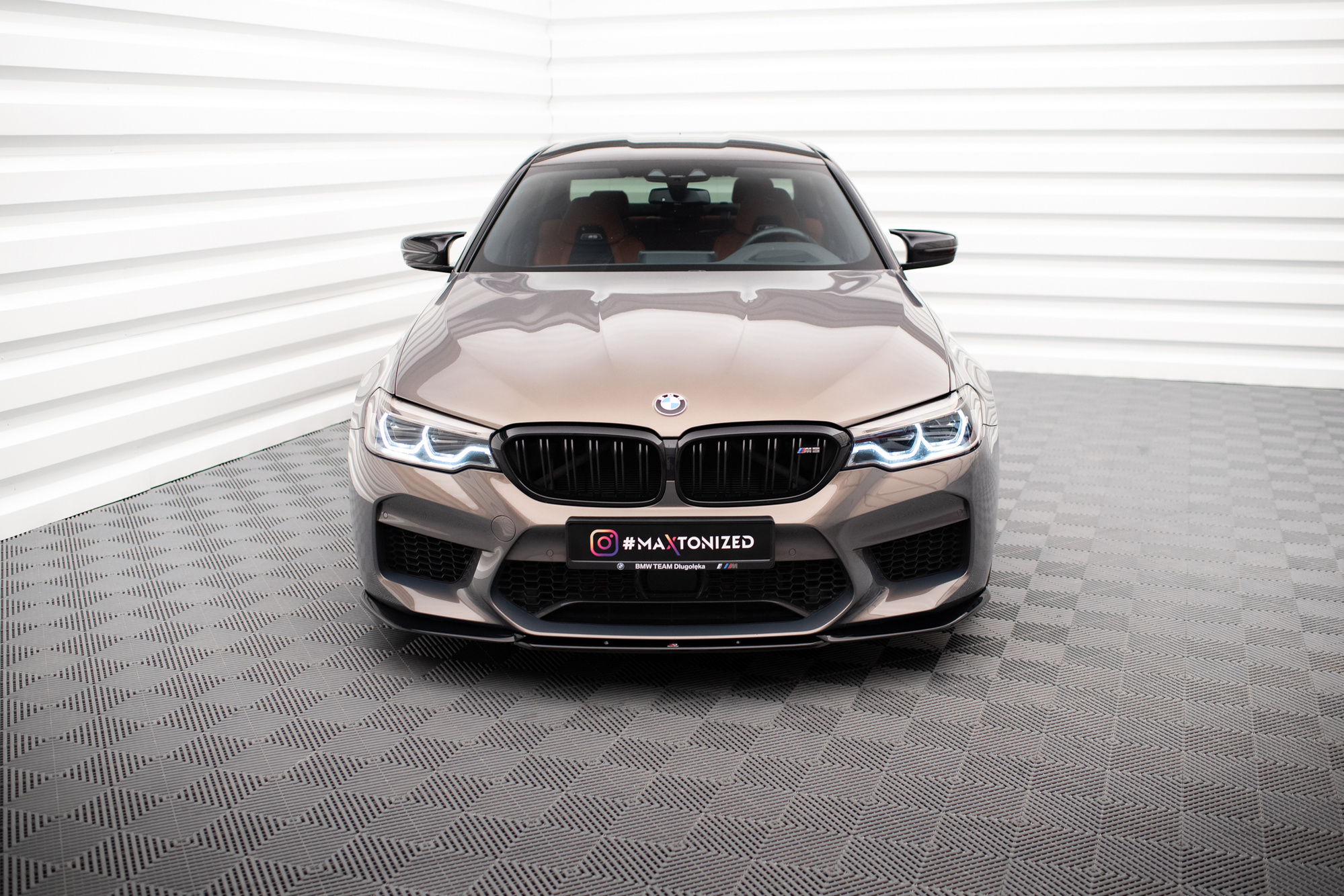 Frontspoiler BMW M5 (F90) 2017 - 2020 | Sport Glossy Black Edition V2 – bilde 3