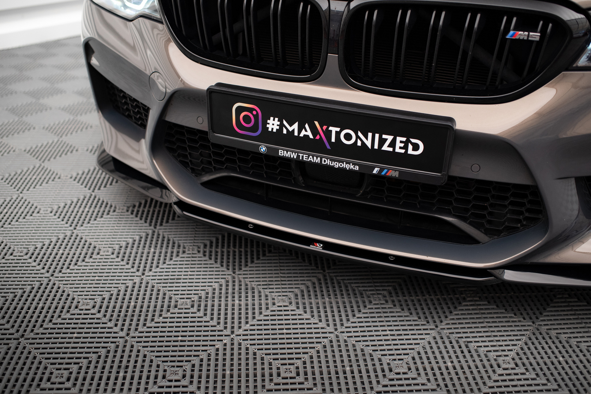 Frontspoiler BMW M5 (F90) 2017 - 2020 | Sport Glossy Black Edition V2 – bilde 4