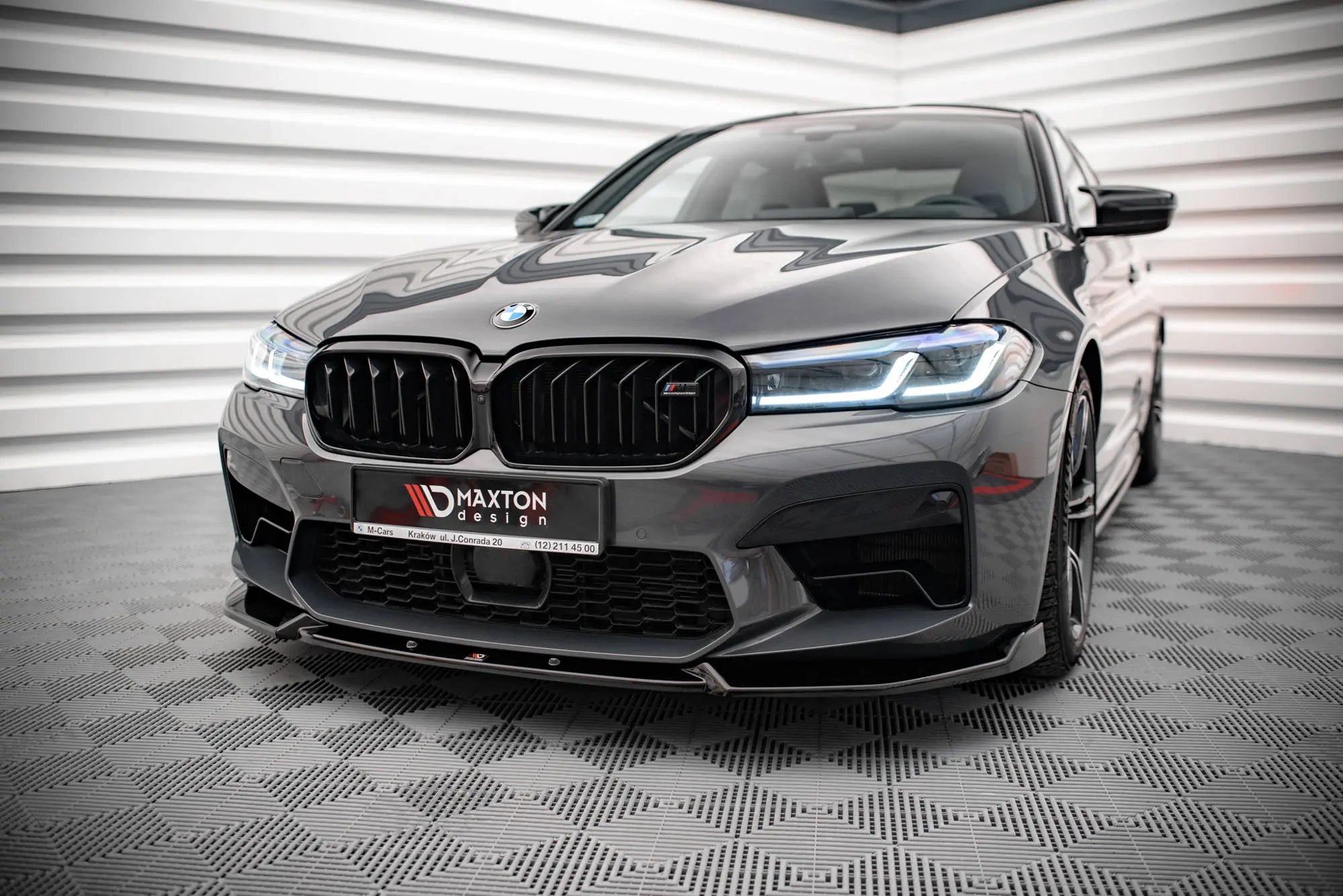 Frontspoiler BMW M5 (F90) Facelift 2020-> | V.1 Glossy Black Edition