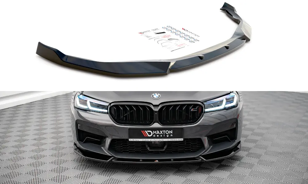 Frontspoiler BMW M5 (F90) Facelift 2020-> | V.1 Glossy Black Edition – bilde 6