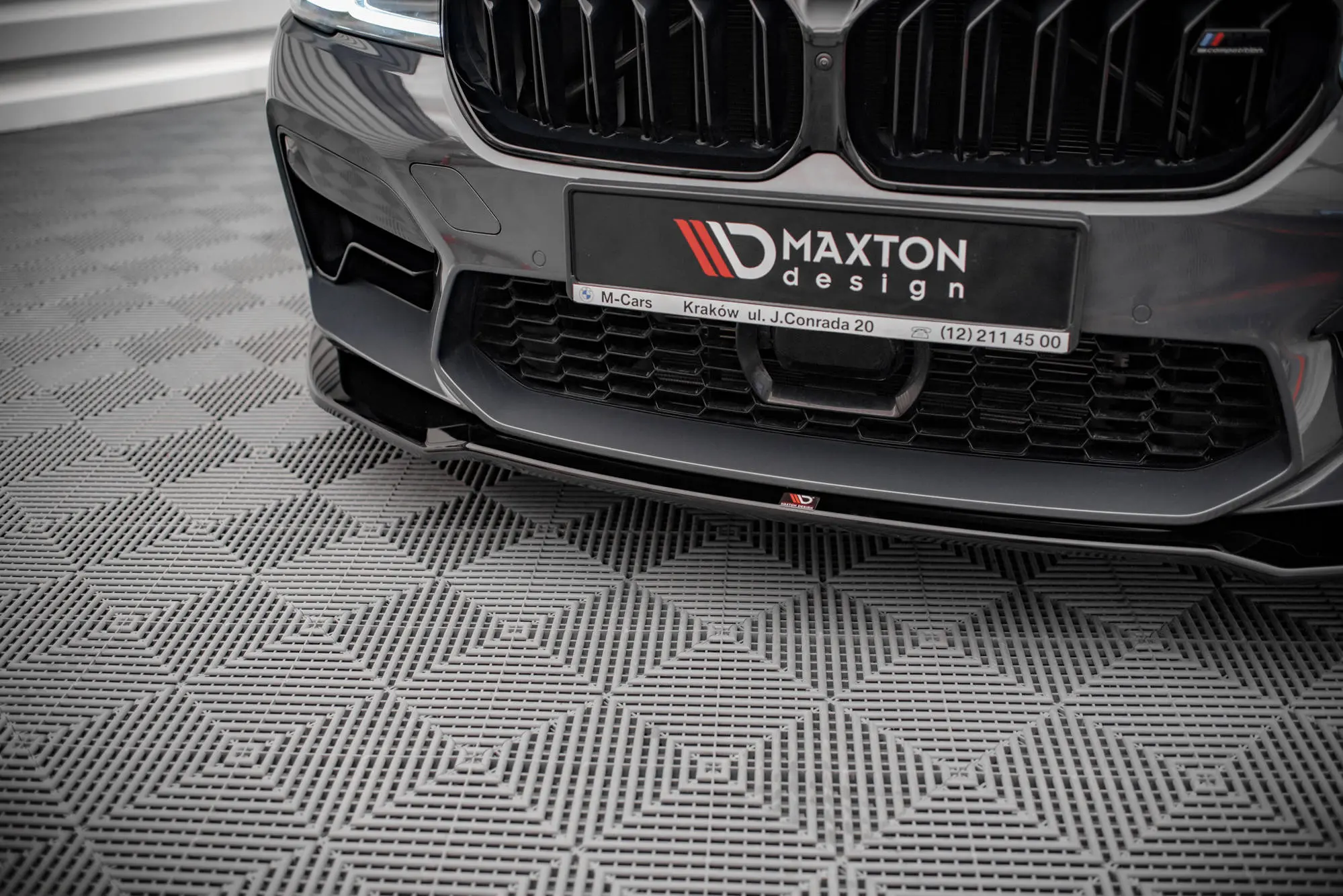 Frontspoiler BMW M5 (F90) Facelift 2020-> | V.2 Glossy Black Edition