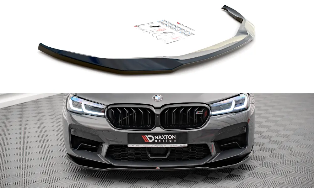 Frontspoiler BMW M5 (F90) Facelift 2020-> | V.2 Glossy Black Edition – bilde 3