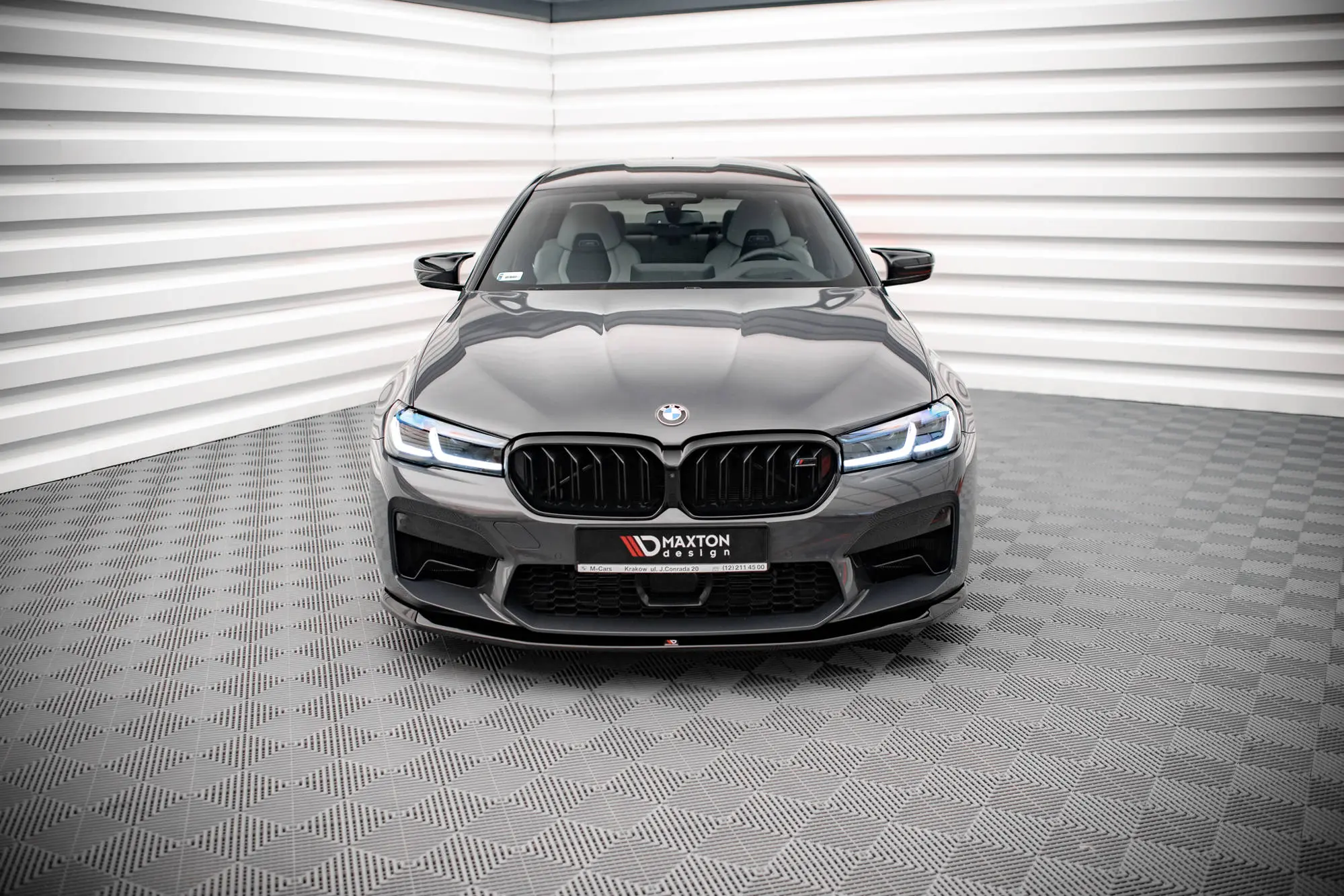 Frontspoiler BMW M5 (F90) Facelift 2020-> | V.3 Glossy Black Edition