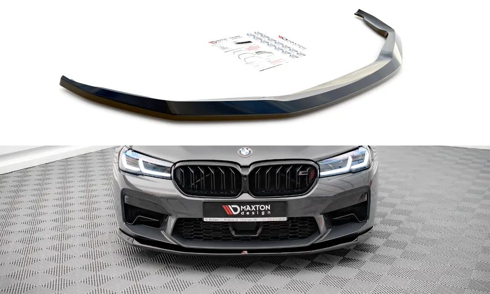 Frontspoiler BMW M5 (F90) Facelift 2020-> | V.3 Glossy Black Edition – bilde 2