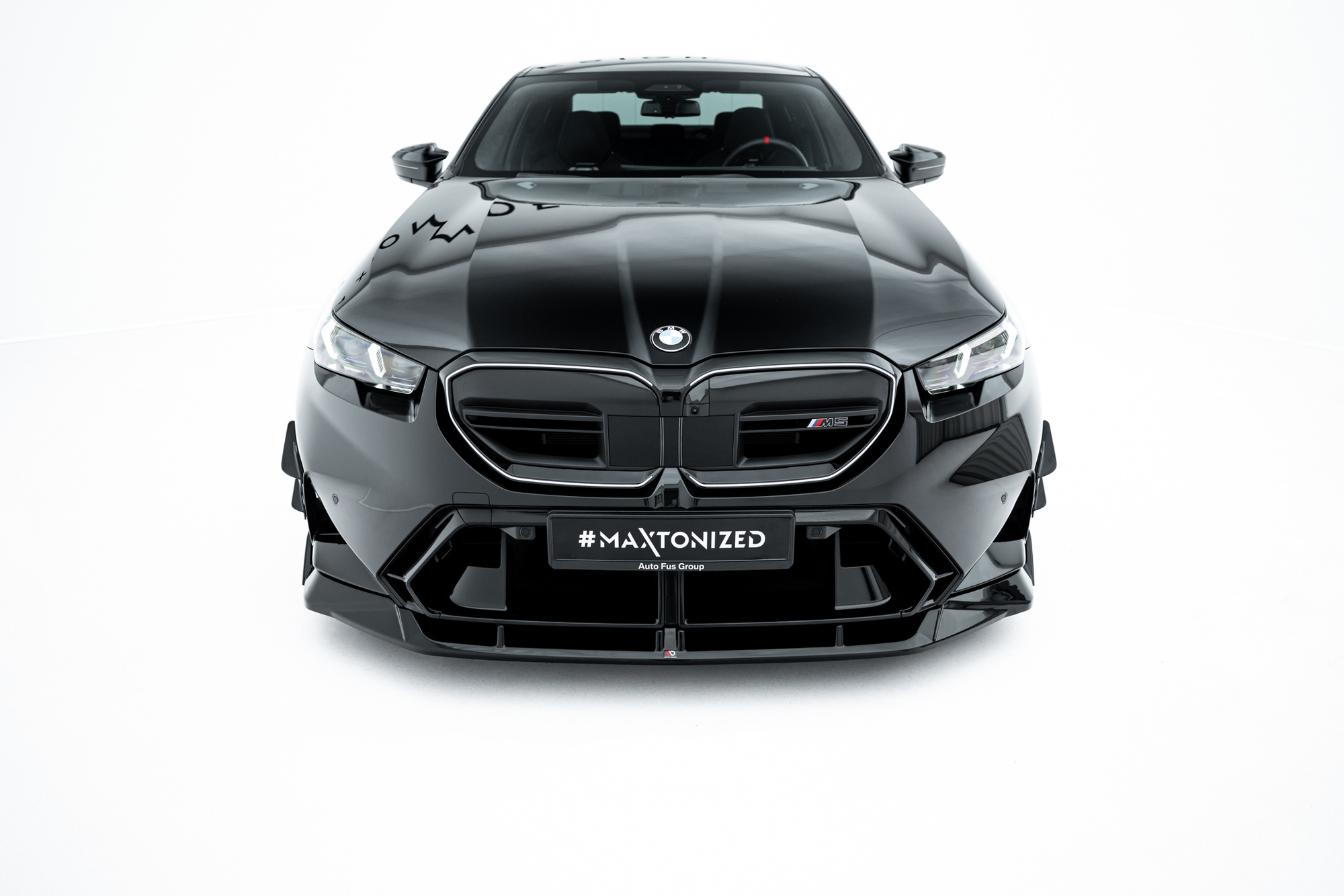 Frontspoiler BMW M5 (G90) 2024 -> | V2 Sport Glossy Black Edition – bilde 5