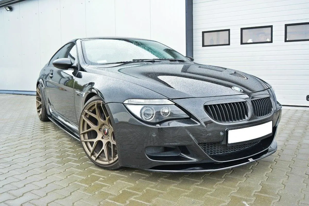 Frontspoiler BMW M6 (E63) 2005- 2010 | V.1 Glossy Black Edition – bilde 2