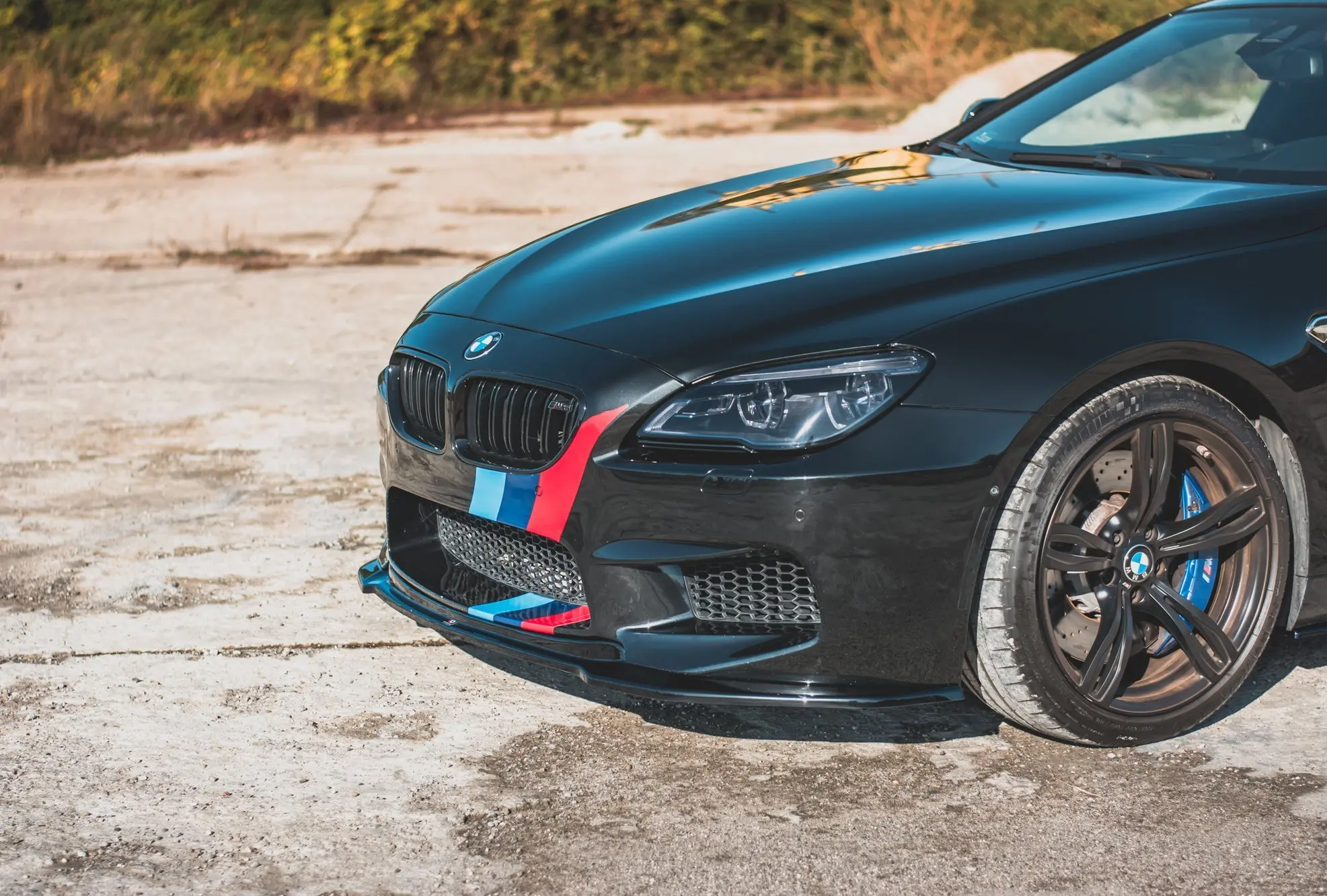 Frontspoiler BMW M6 Gran Coupe (F06) 2012-2014 | V.2 Glossy Black Edition – bilde 4