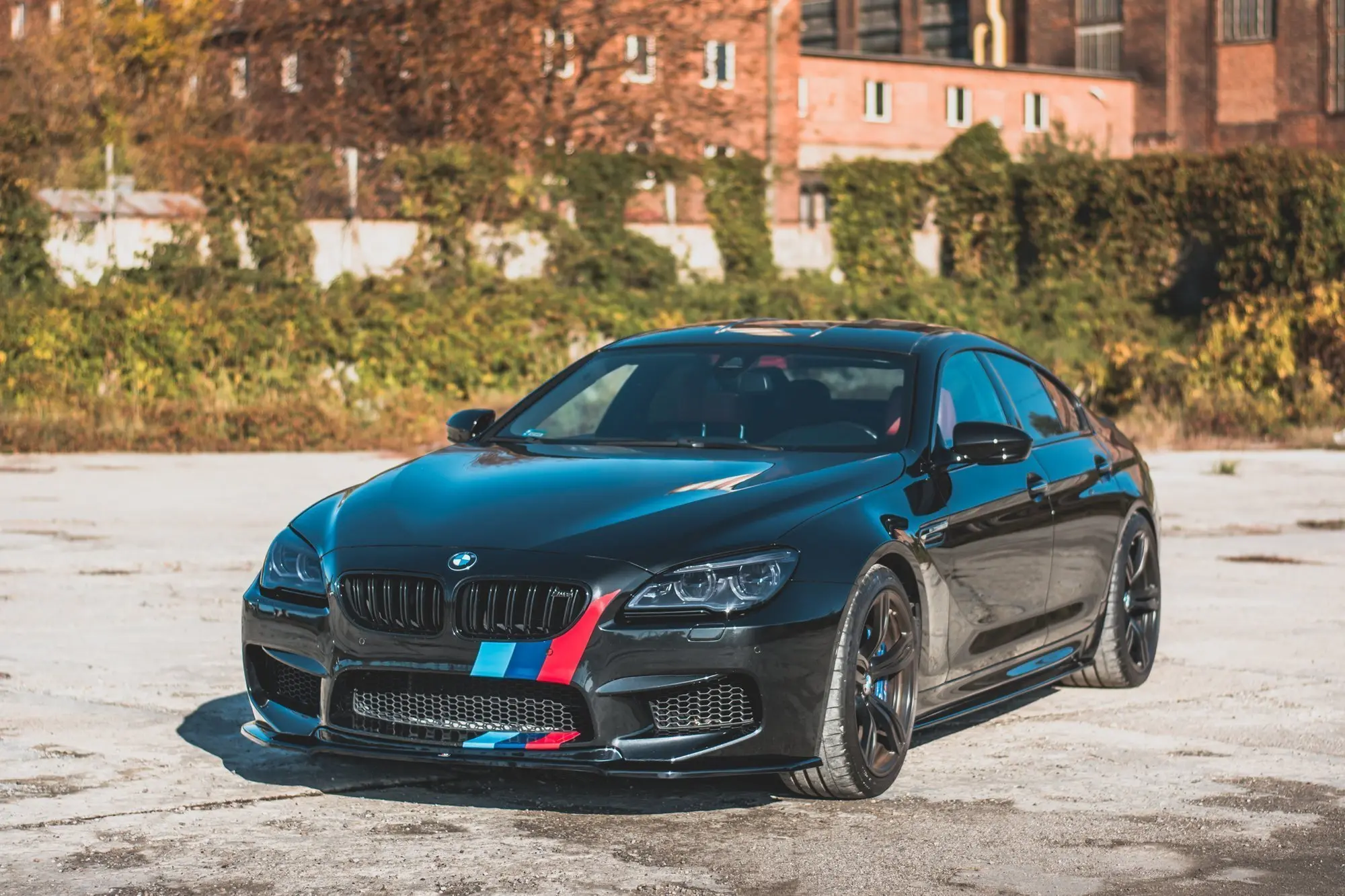 Frontspoiler BMW M6 Gran Coupe (F06) 2012-2014 | V.2 Glossy Black Edition – bilde 5