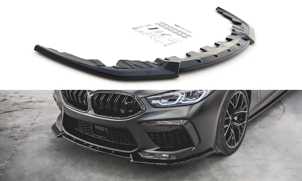 Frontspoiler BMW M8 Gran Coupe (F93) 2019-> | V.3 Glossy Black Edition – bilde 2