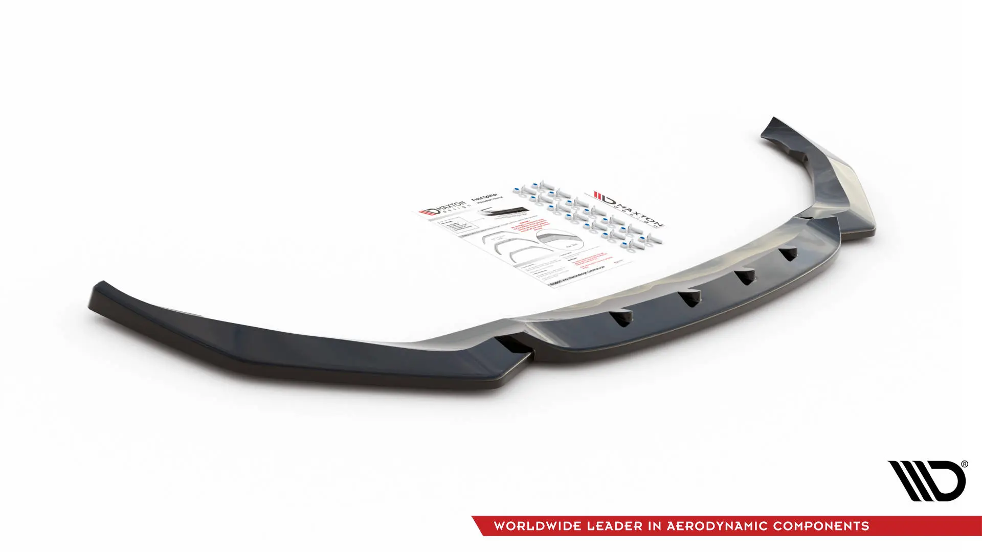 Frontspoiler BMW X1 (F48) M-Pakke 2015-2019 | V.1 Glossy Black Edition – bilde 4