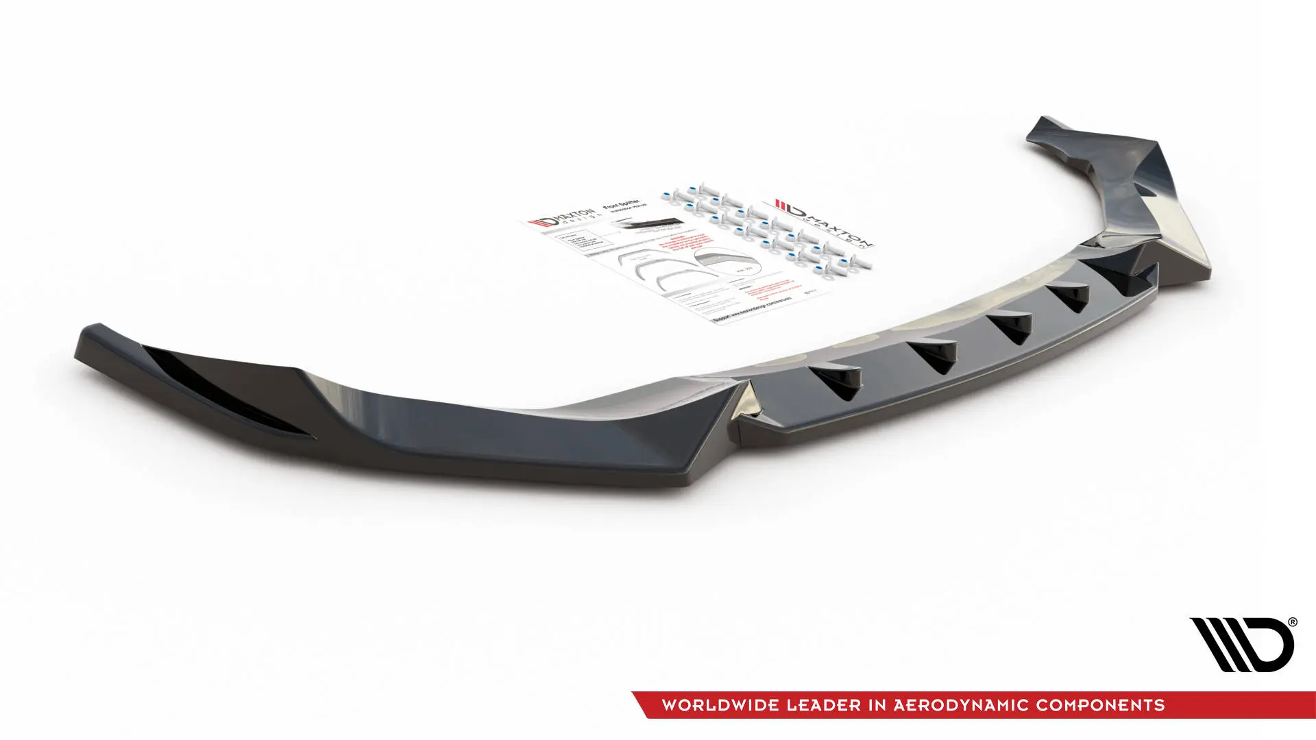 Frontspoiler BMW X1 (F48) M-Pakke 2015-2019 | V.2 Glossy Black Edition – bilde 5