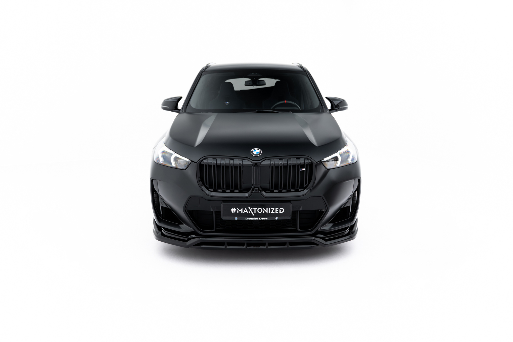 Frontspoiler BMW X1 (U11) 2022 -> | Sport Glossy Black Edition – bilde 3