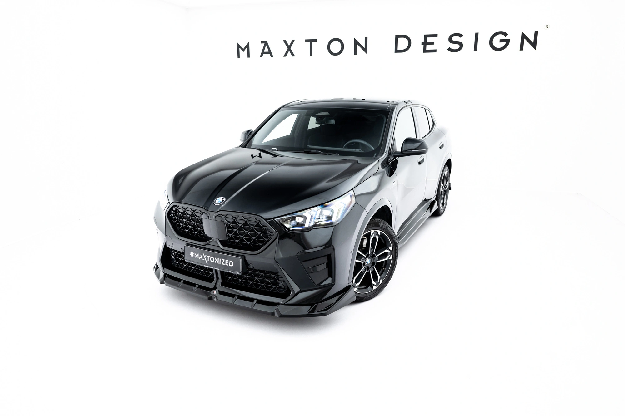 Frontspoiler BMW X2 / iX2 (U10) M-Pack 2023 -> | Glossy Black Edition – bilde 5