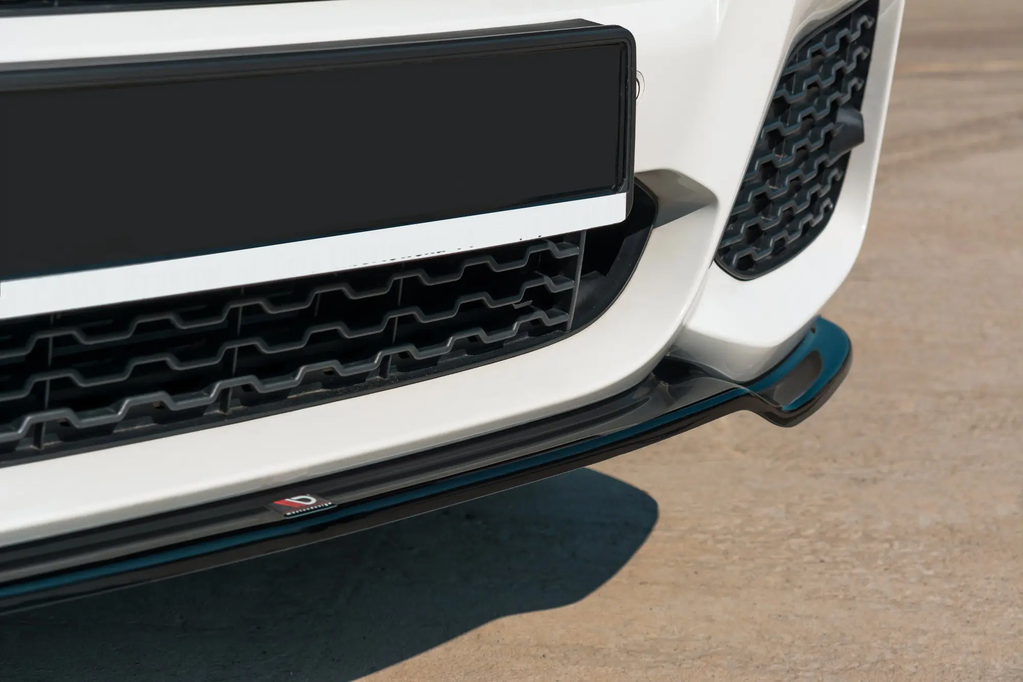 Frontspoiler BMW X3 (F25) M Pack LCI 2014 - 2017 │ Glossy Black Edition – bilde 4
