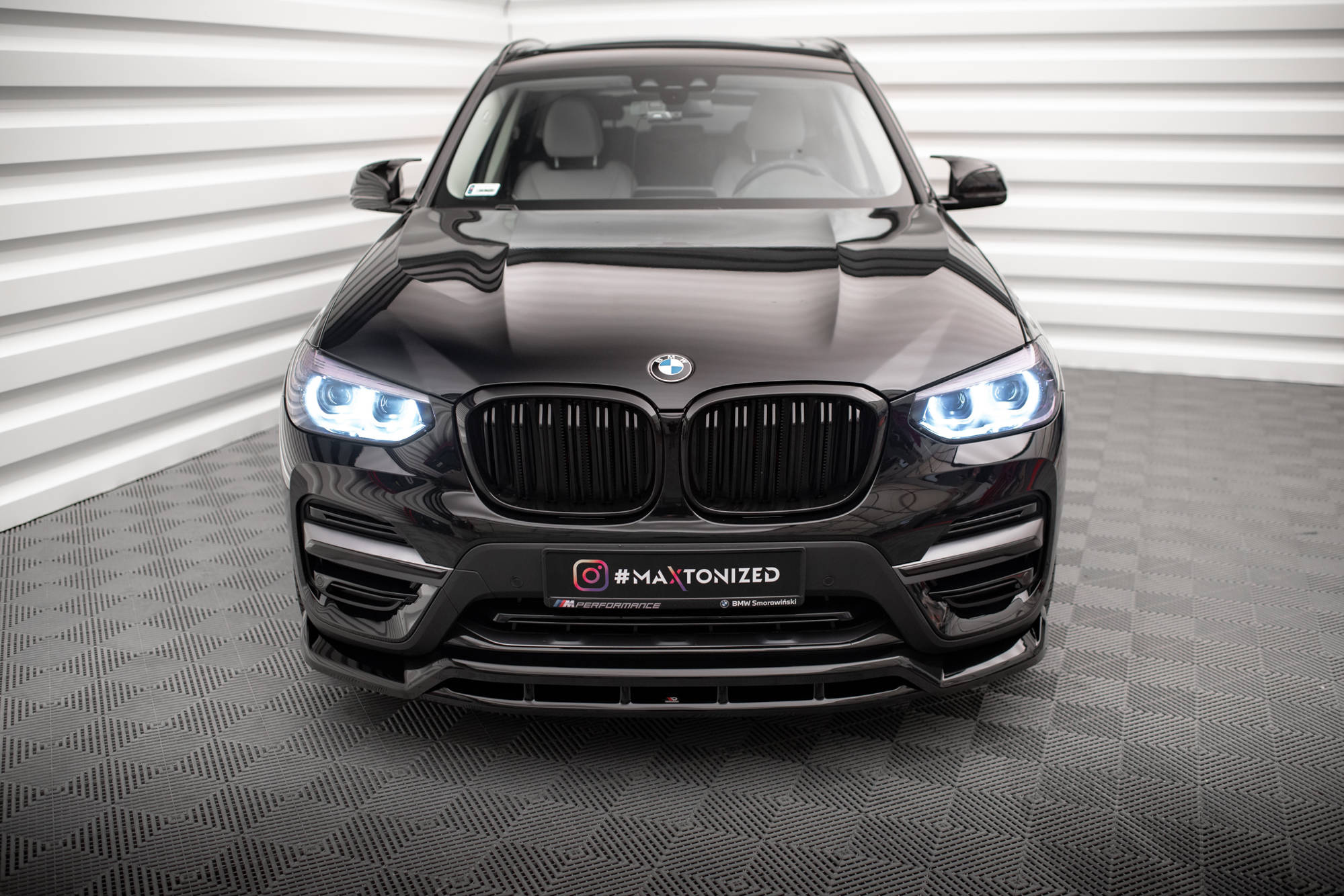 Frontspoiler BMW X3 (G01) 2017 - 2021 | Sport Glossy Black Edition – bilde 2