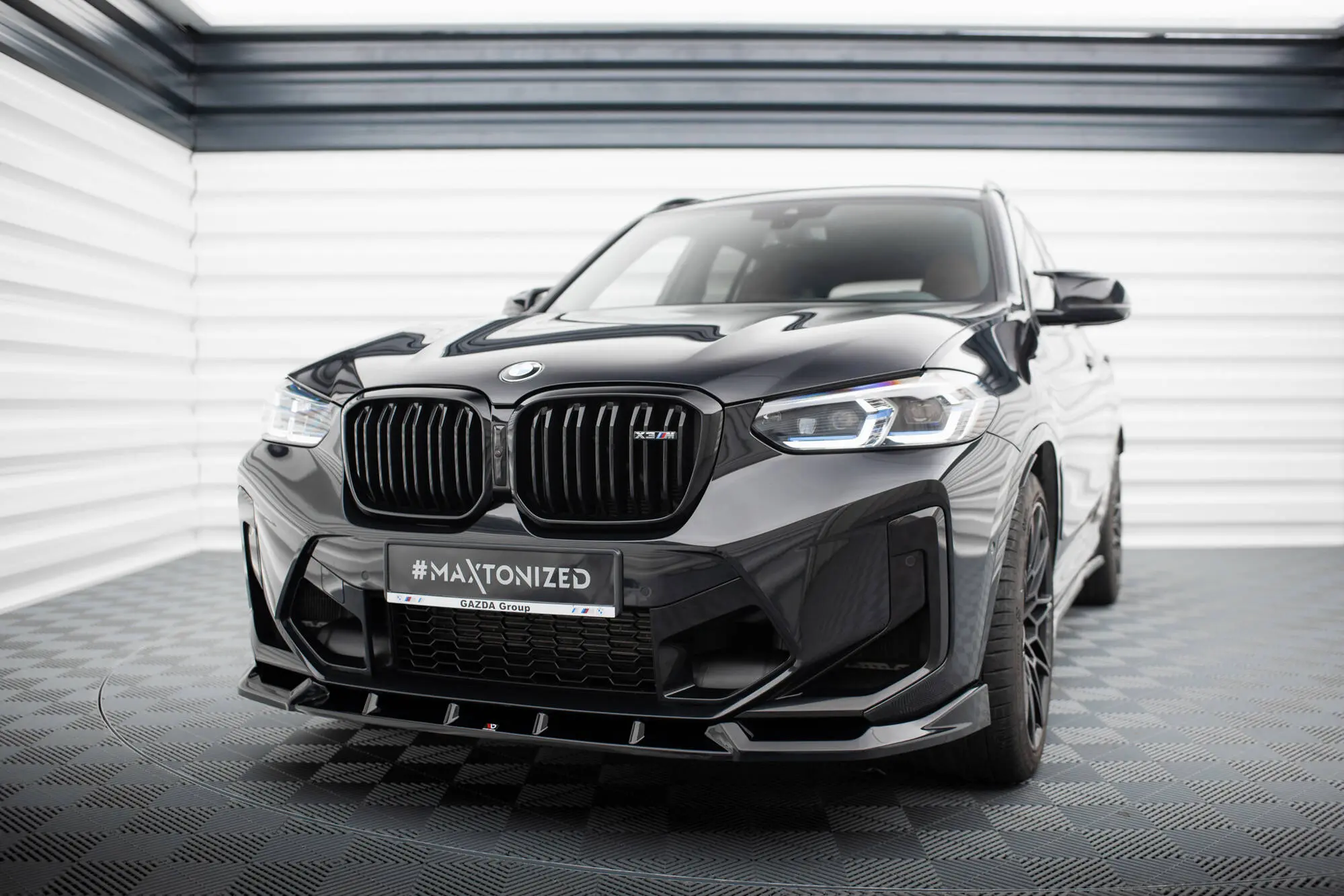 Frontspoiler BMW X3 M (F97) facelift 2021 - > | V.1 Glossy Black Edition – bilde 2