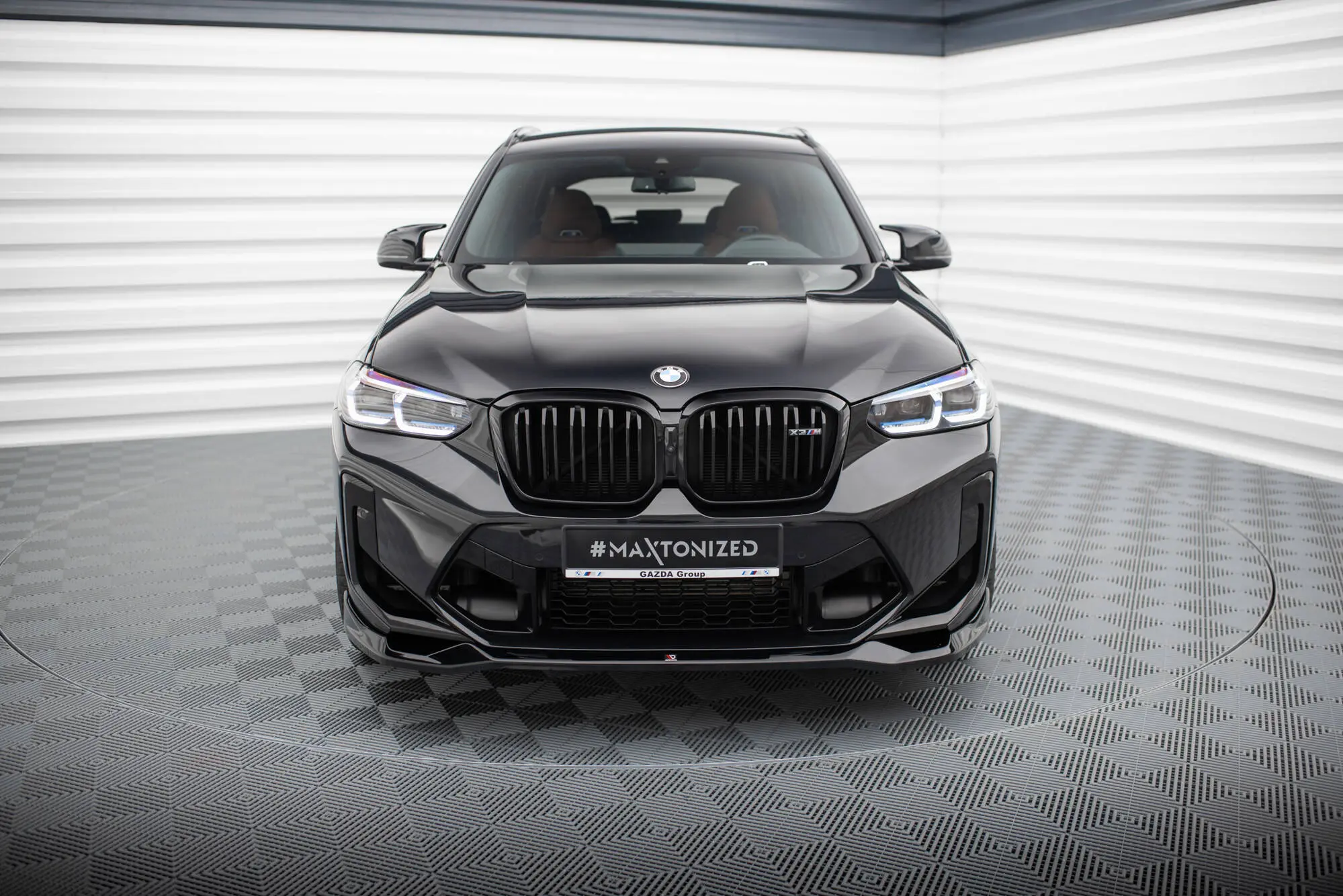 Frontspoiler BMW X3 M (F97) facelift 2021 - > | V.2 Glossy Black Edition – bilde 3