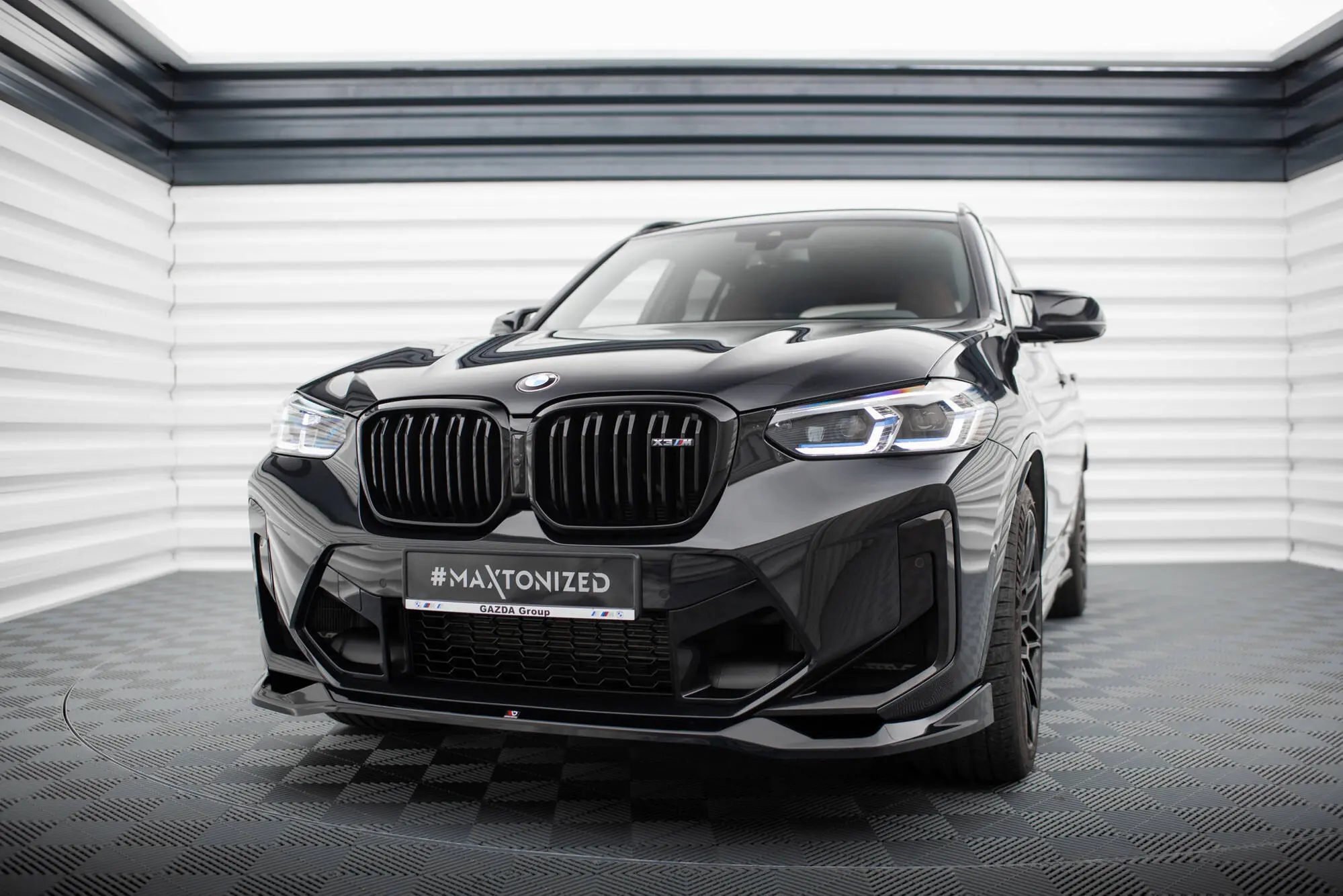 Frontspoiler BMW X3 M (F97) facelift 2021 - > | V.2 Glossy Black Edition – bilde 4