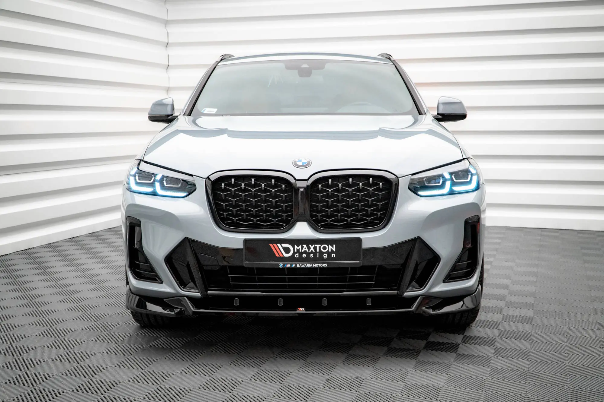 Frontspoiler BMW X4 (G02) M-Pakke Facelift 2021 - 2025 | V.2 Glossy Black Edition – bilde 2