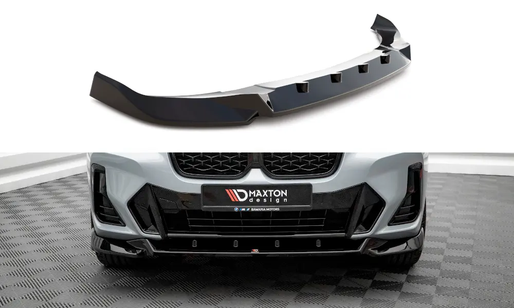 Frontspoiler BMW X4 (G02) M-Pakke Facelift 2021 - 2025 | V.2 Glossy Black Edition – bilde 6