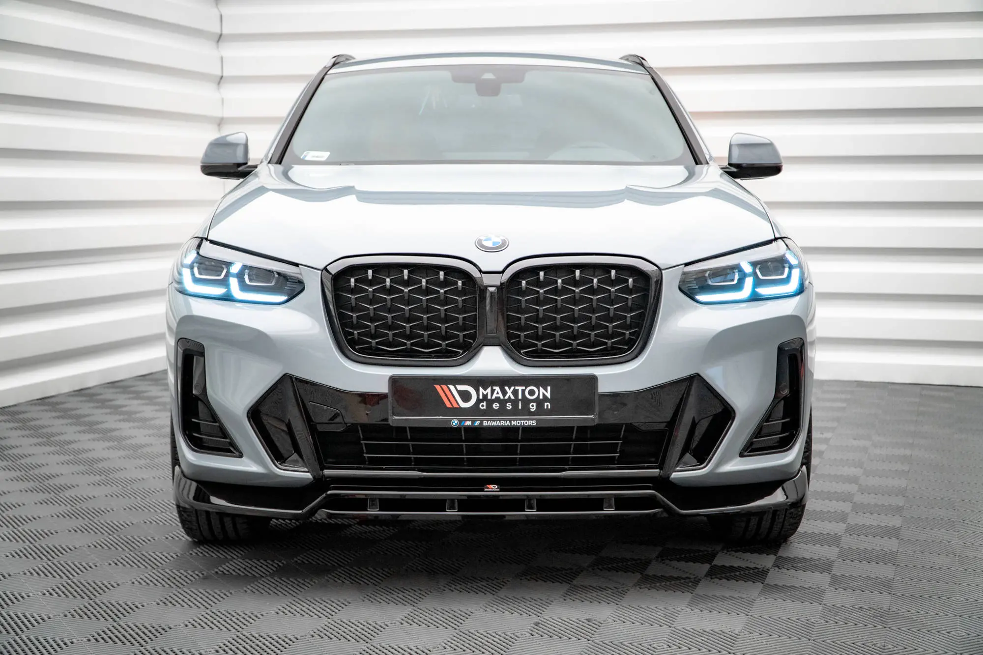 Frontspoiler BMW X4 (G02) M-Pakke Facelift 2021-> | V.1 Glossy Black Edition – bilde 4