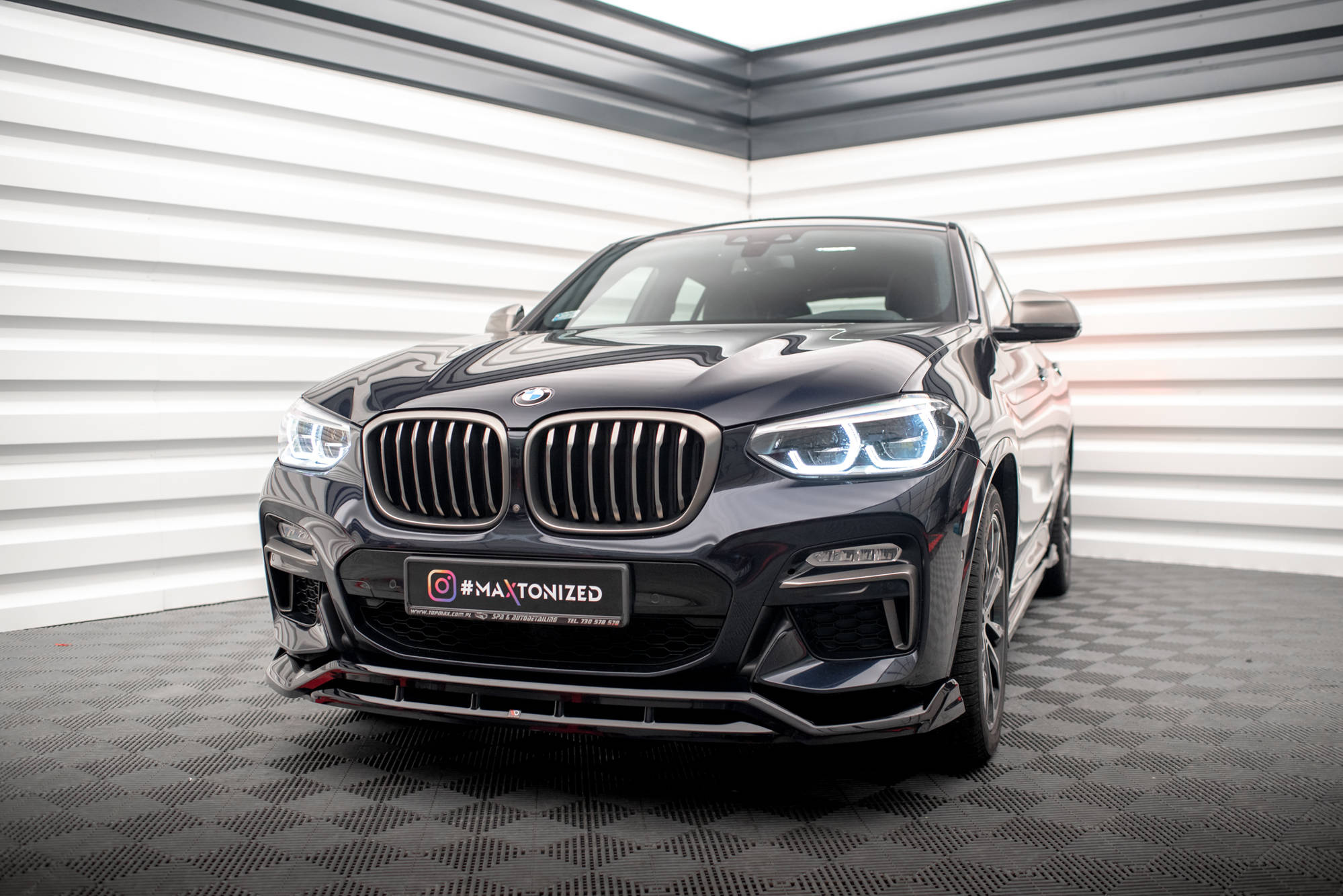 Frontspoiler BMW X4 M-Pack (G02) 2018 - 2021 | Sport Glossy Black Edition V2