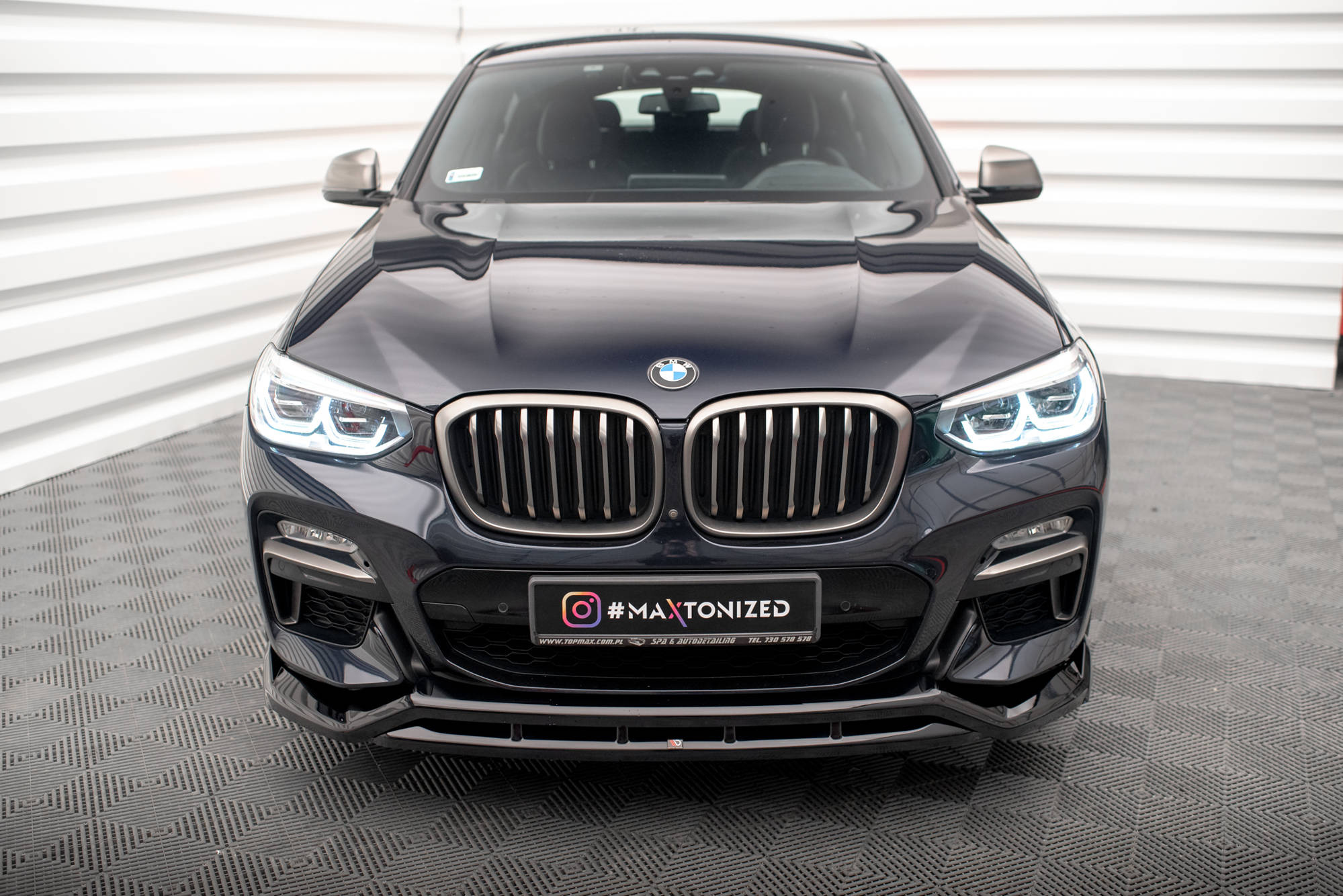 Frontspoiler BMW X4 M-Pack (G02) 2018 - 2021 | Sport Glossy Black Edition V2 – bilde 2