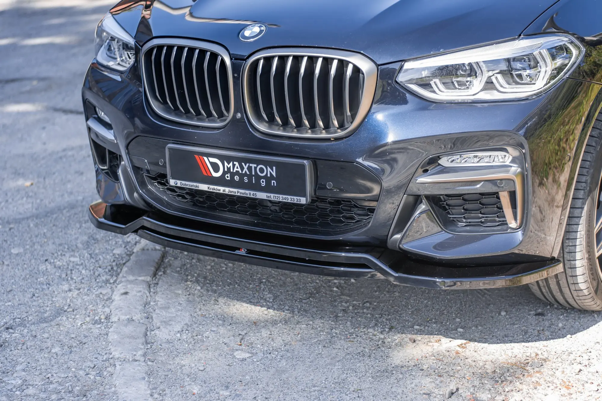Frontspoiler BMW X4 M-Pakke (G02) 2018 - 2021 | Glossy Black Edition