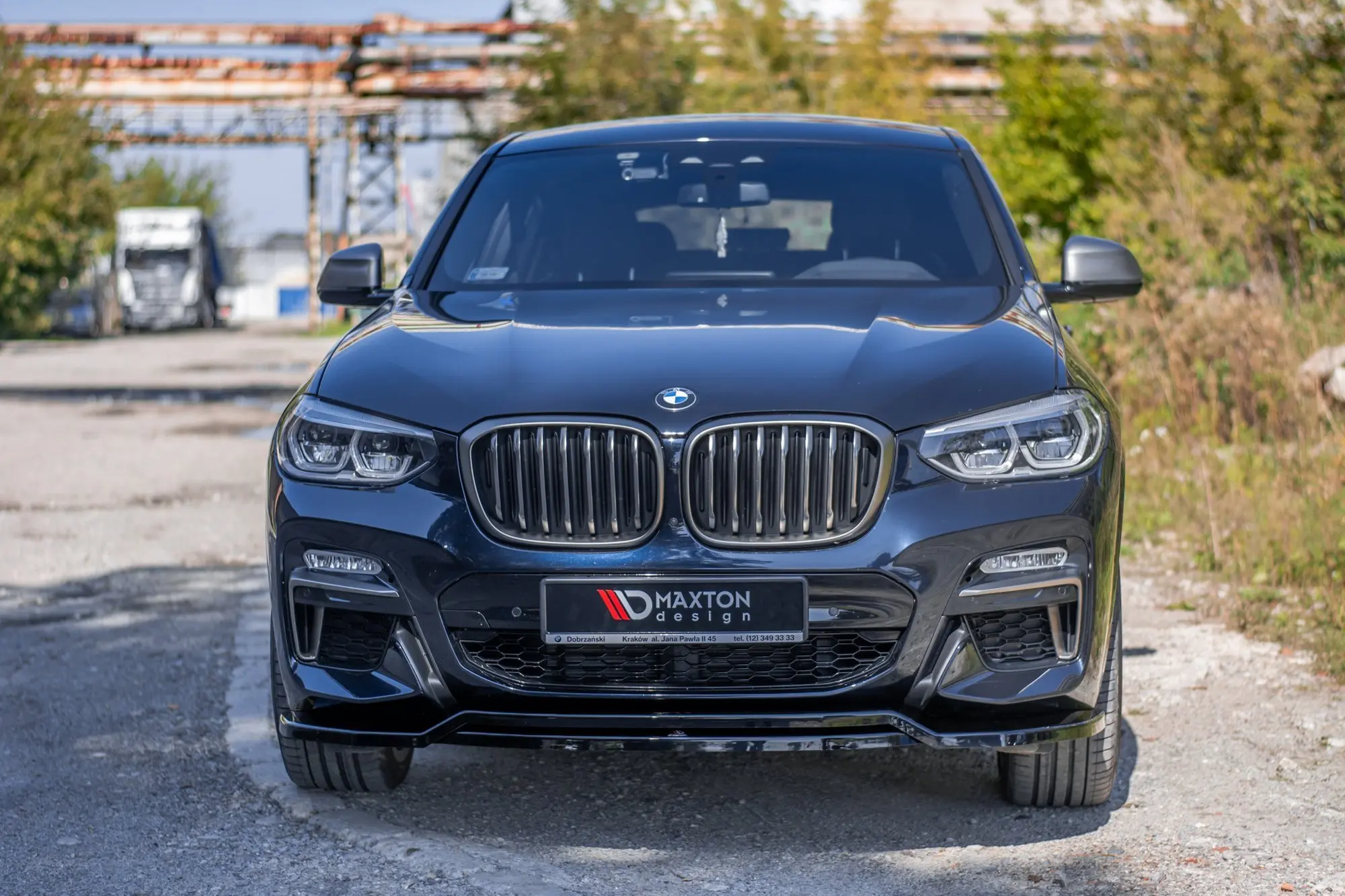 Frontspoiler BMW X4 M-Pakke (G02) 2018 - 2021 | Glossy Black Edition – bilde 2