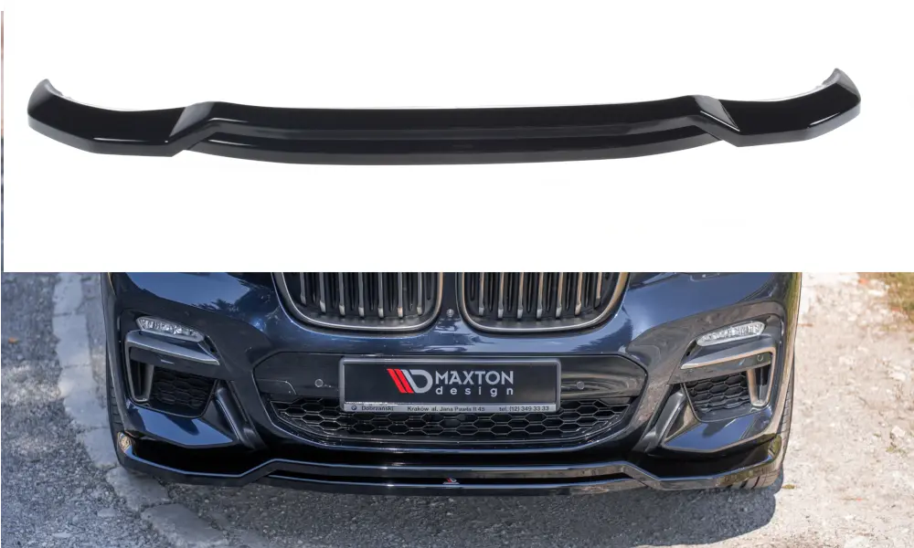 Frontspoiler BMW X4 M-Pakke (G02) 2018 - 2021 | Glossy Black Edition – bilde 7