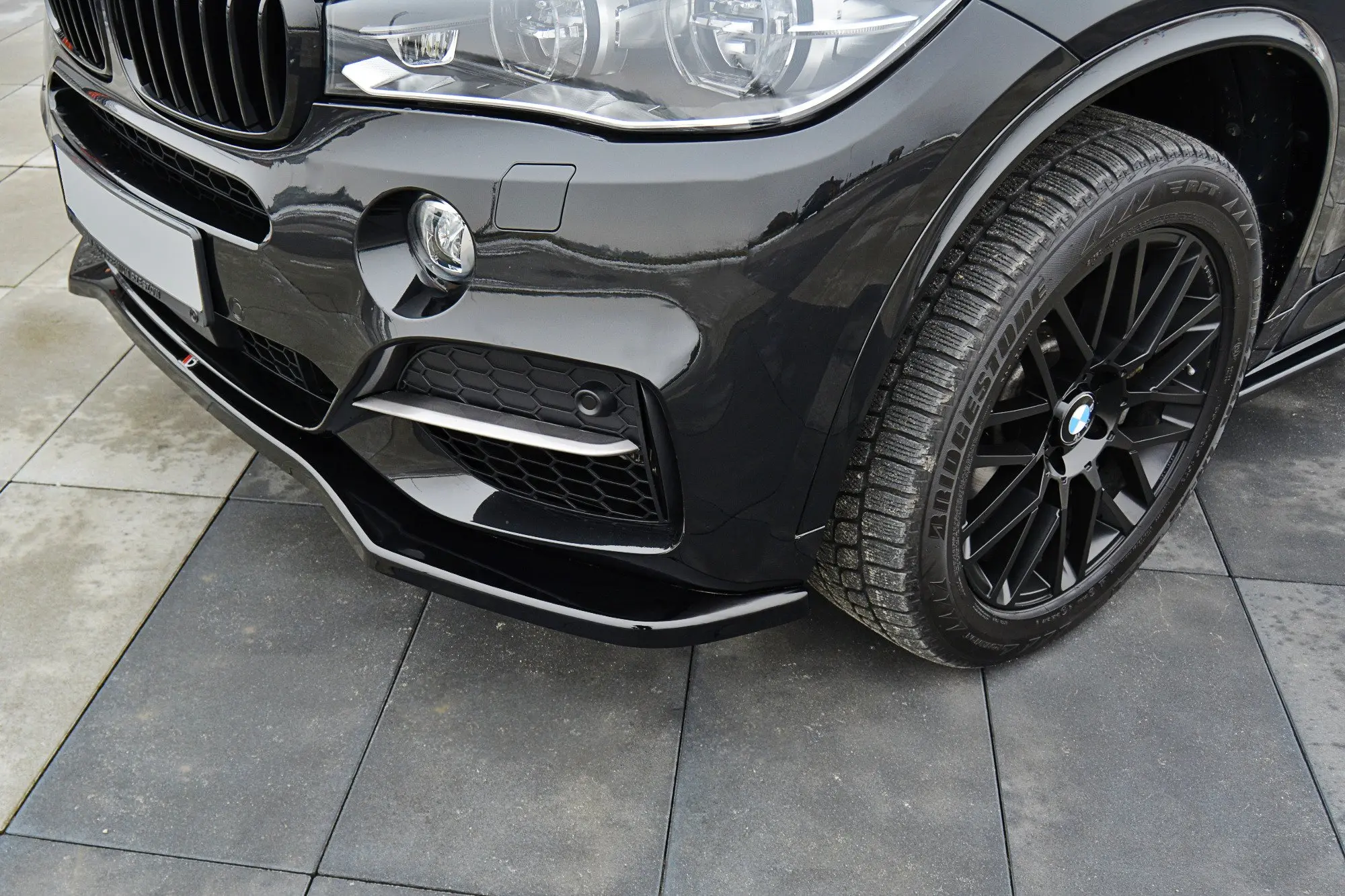 Frontspoiler BMW X5 (F15) M-Pakke 2013 - 2018 | Glossy Black Edition Image 2