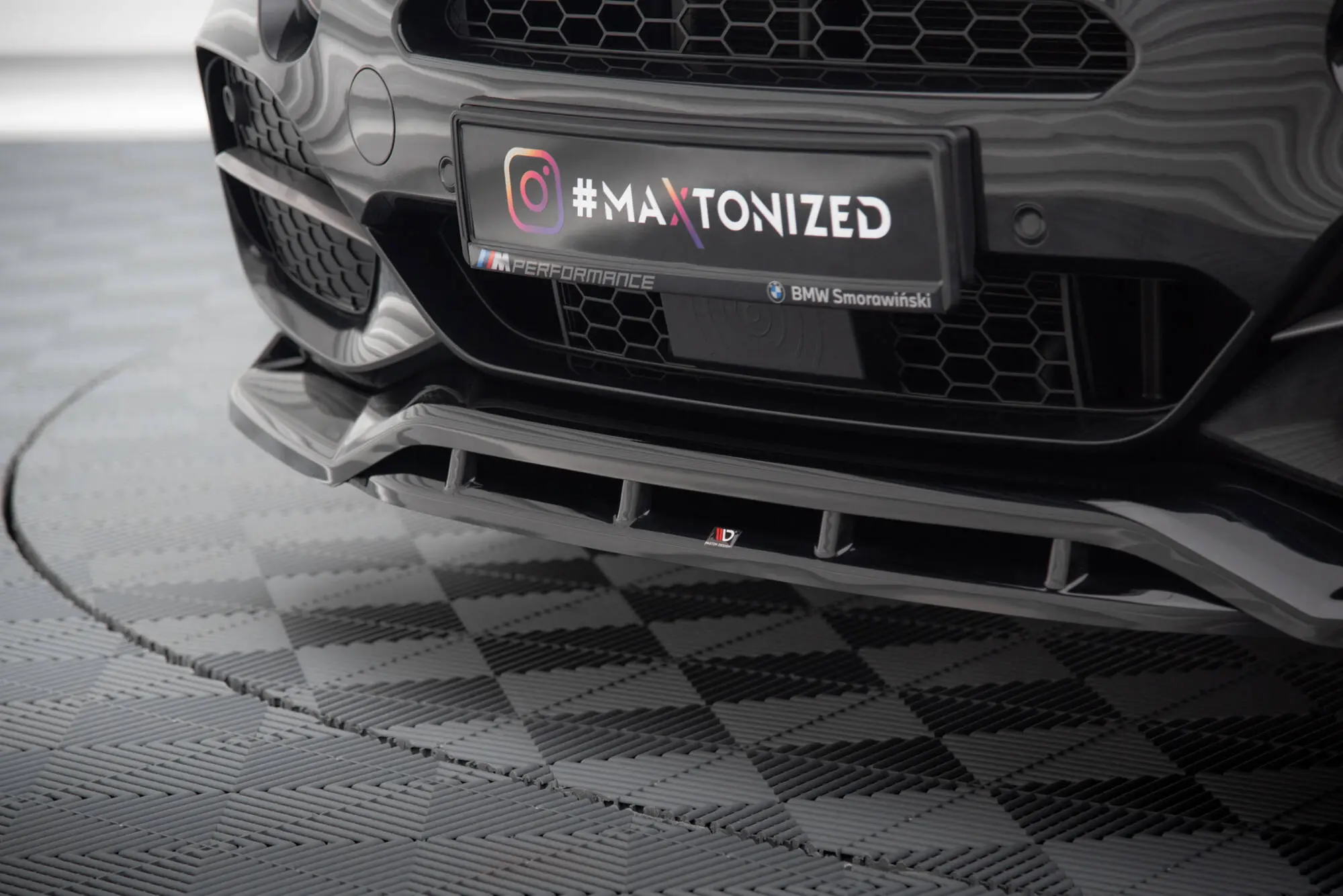 Frontspoiler BMW X5 (F15) M-Pakke 2013 - 2018 | V.3 Glossy Black Edition