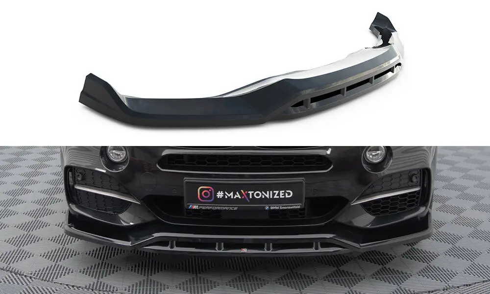 Frontspoiler BMW X5 (F15) M-Pakke 2013 - 2018 | V.3 Glossy Black Edition – bilde 2