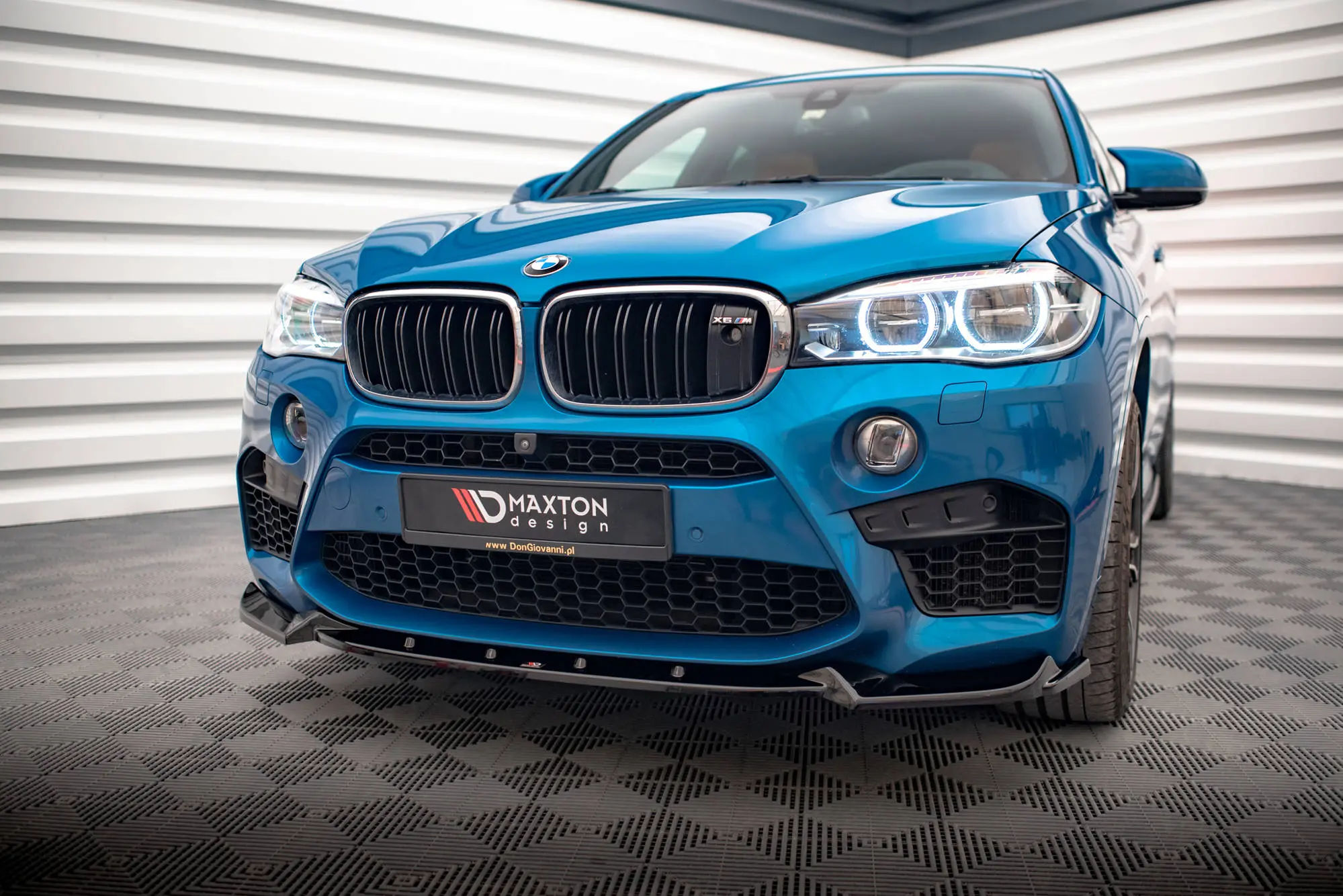 Frontspoiler BMW X5 M (F85) / X6 M (F86) 2013 - 2018 | V.1 Glossy Black Edition – bilde 3