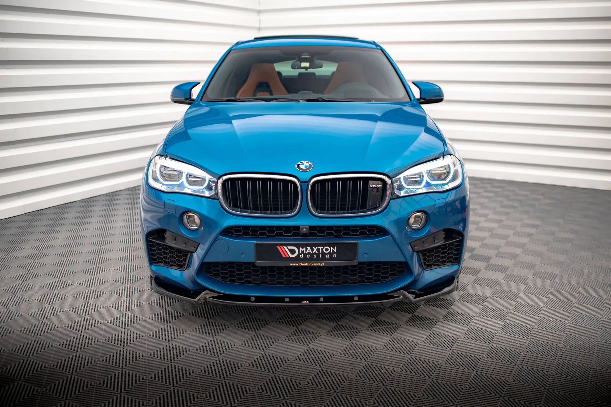 Frontspoiler BMW X5 M (F85) / X6 M (F86) 2013 - 2018 | V.1 Glossy Black Edition – bilde 4