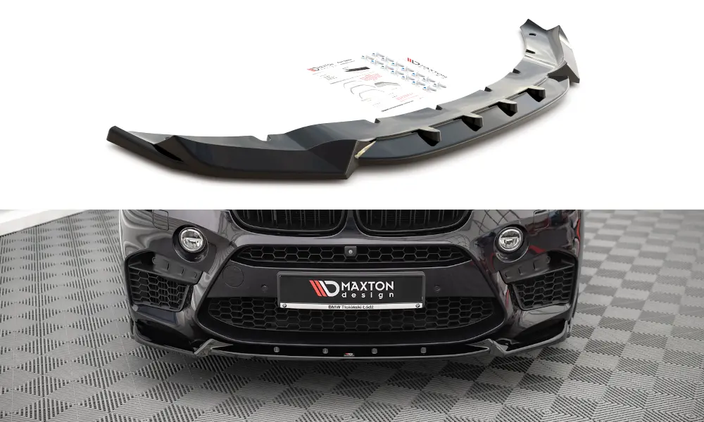 Frontspoiler BMW X5 M (F85) / X6 M (F86) 2013 - 2018 | V.1 Glossy Black Edition – bilde 8