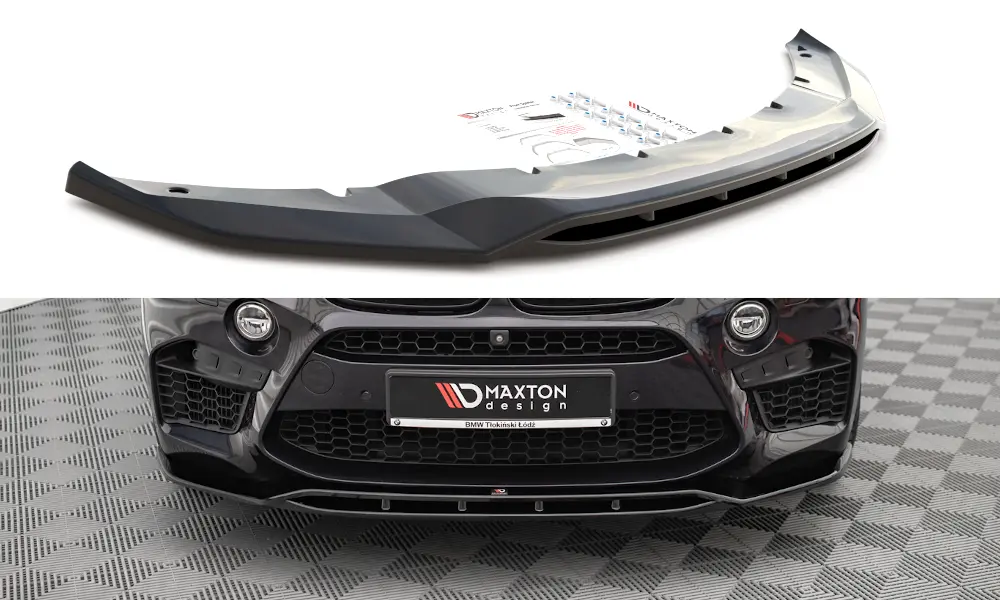 Frontspoiler BMW X5 M (F85) / X6 M (F86) 2013 - 2018 | V.2 Glossy Black Edition – bilde 2