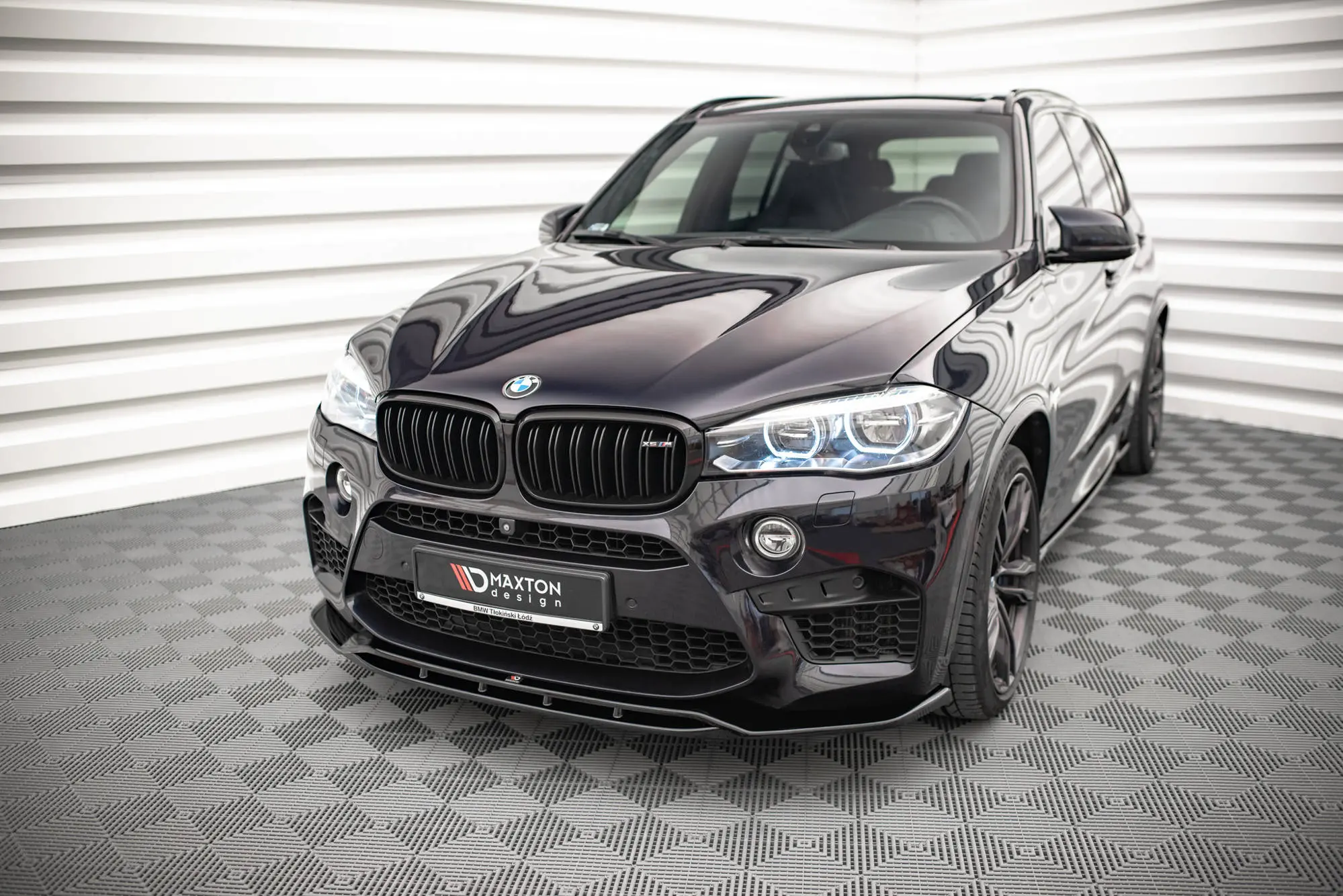 Frontspoiler BMW X5 M (F85) / X6 M (F86) 2013 - 2018 | V.2 Glossy Black Edition – bilde 3