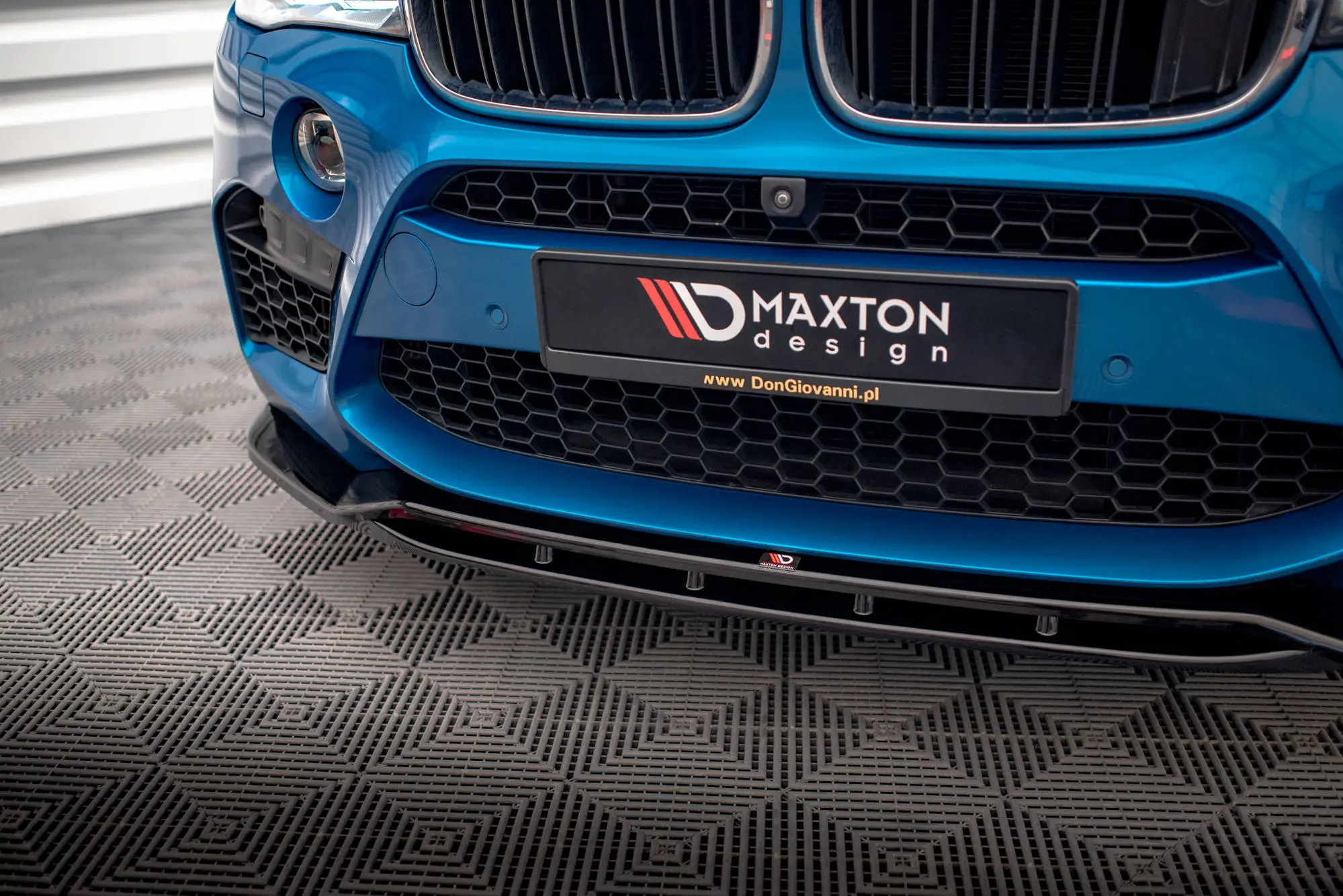 Frontspoiler BMW X5 M (F85) / X6 M (F86) 2013 - 2018 | V.2 Glossy Black Edition – bilde 4