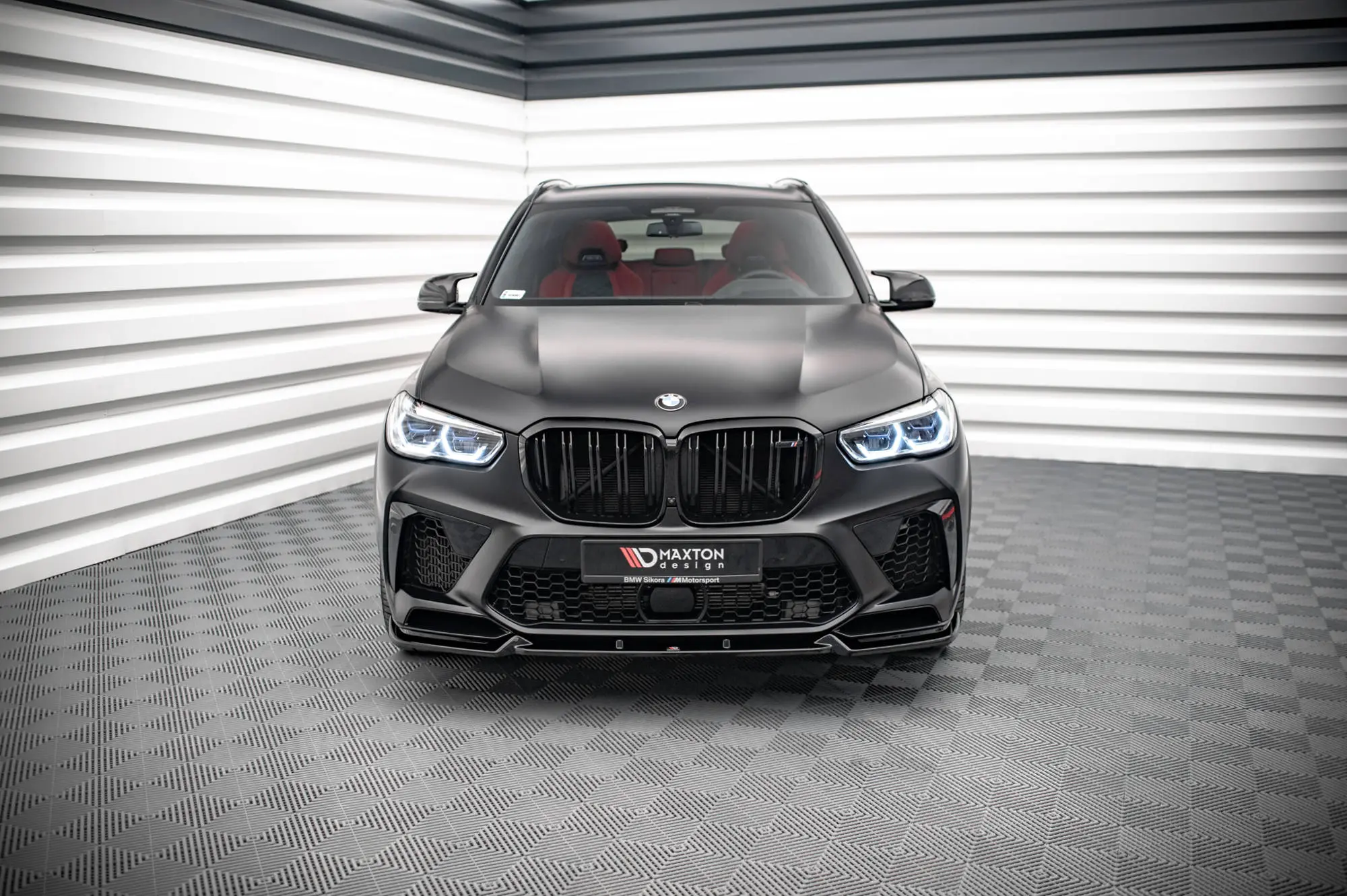 Frontspoiler BMW X5 M (F95) 2018 -> | V.1 Glossy Black Edition – bilde 3