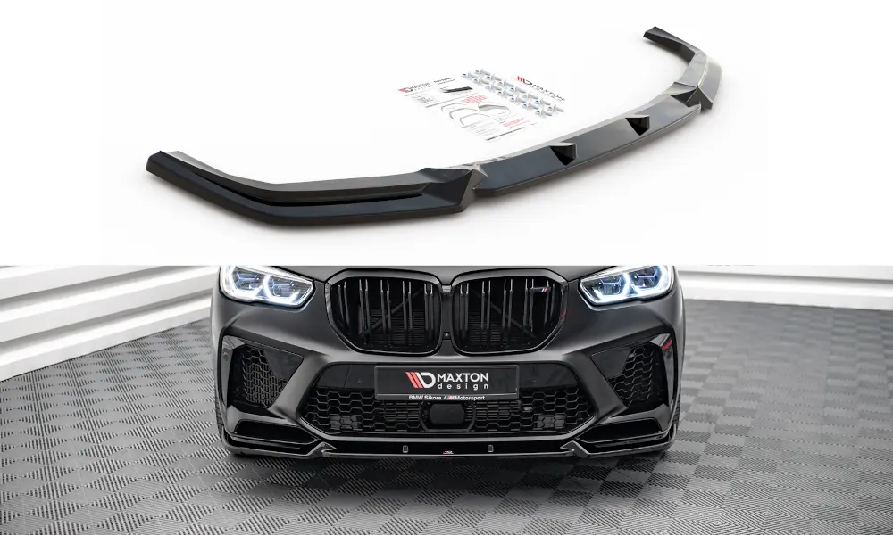 Frontspoiler BMW X5 M (F95) 2018 -> | V.1 Glossy Black Edition – bilde 6