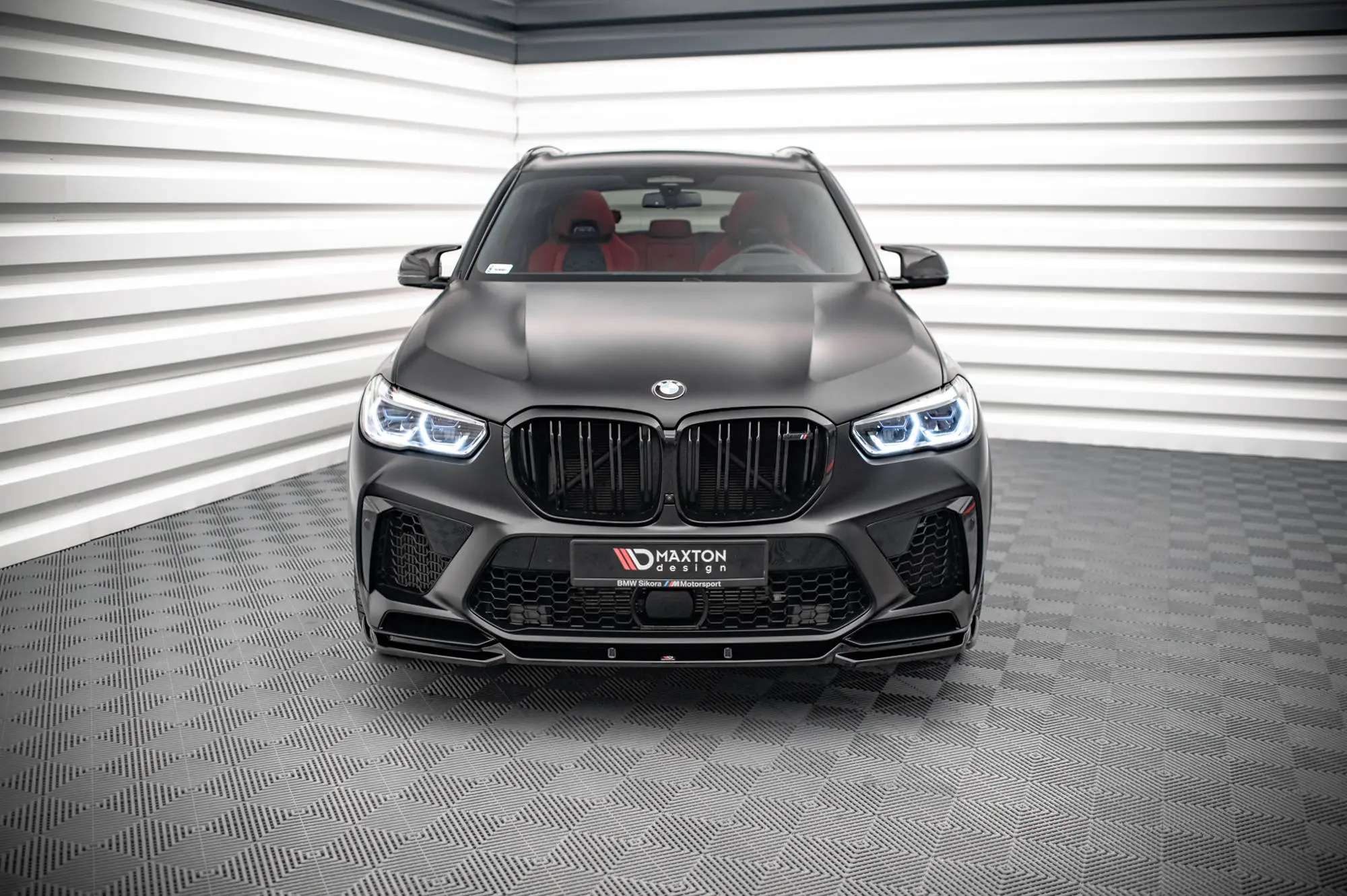 Frontspoiler BMW X5 M (F95) 2018 -> | V.2 Glossy Black Edition