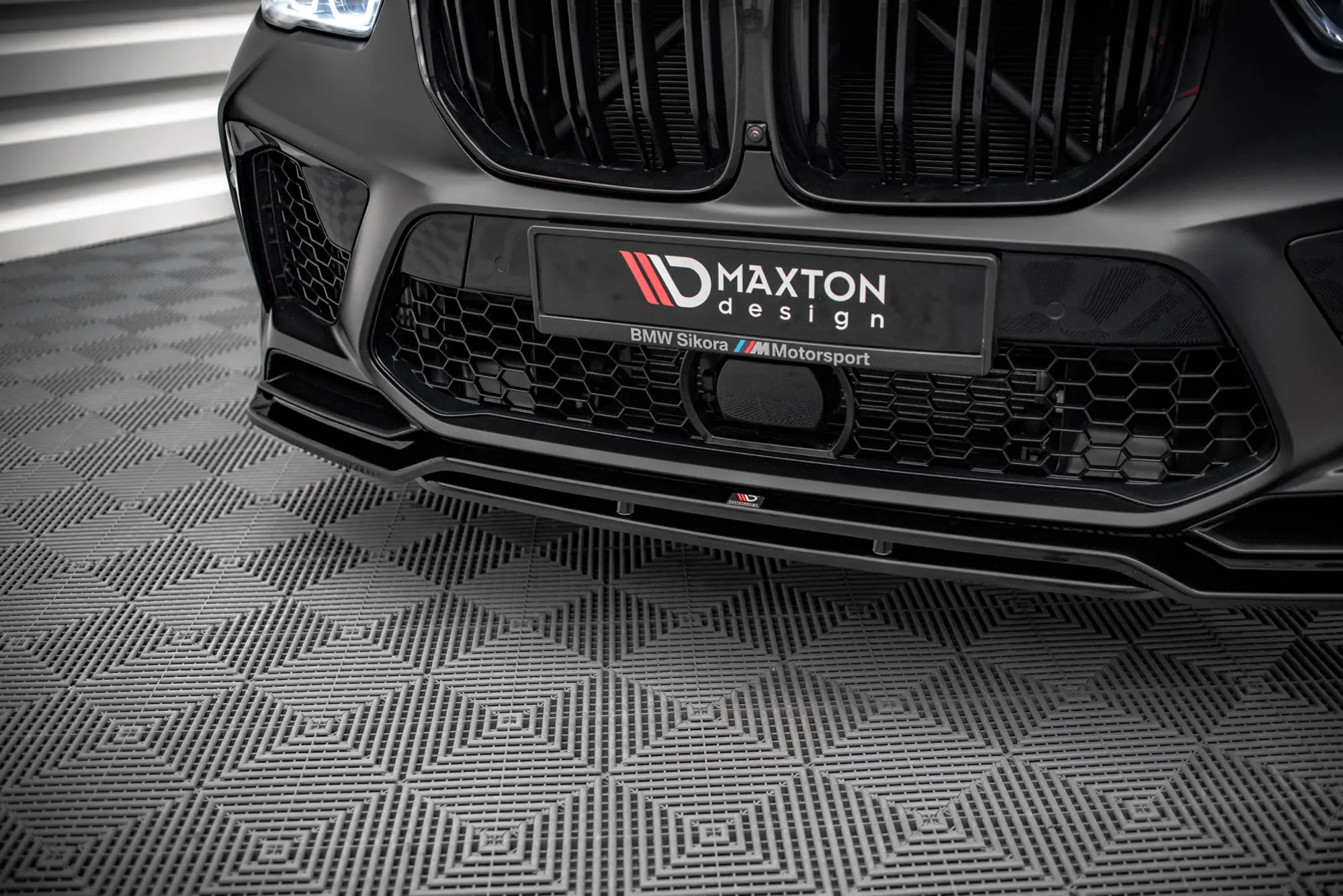 Frontspoiler BMW X5 M (F95) 2018 -> | V.3 Glossy Black Edition
