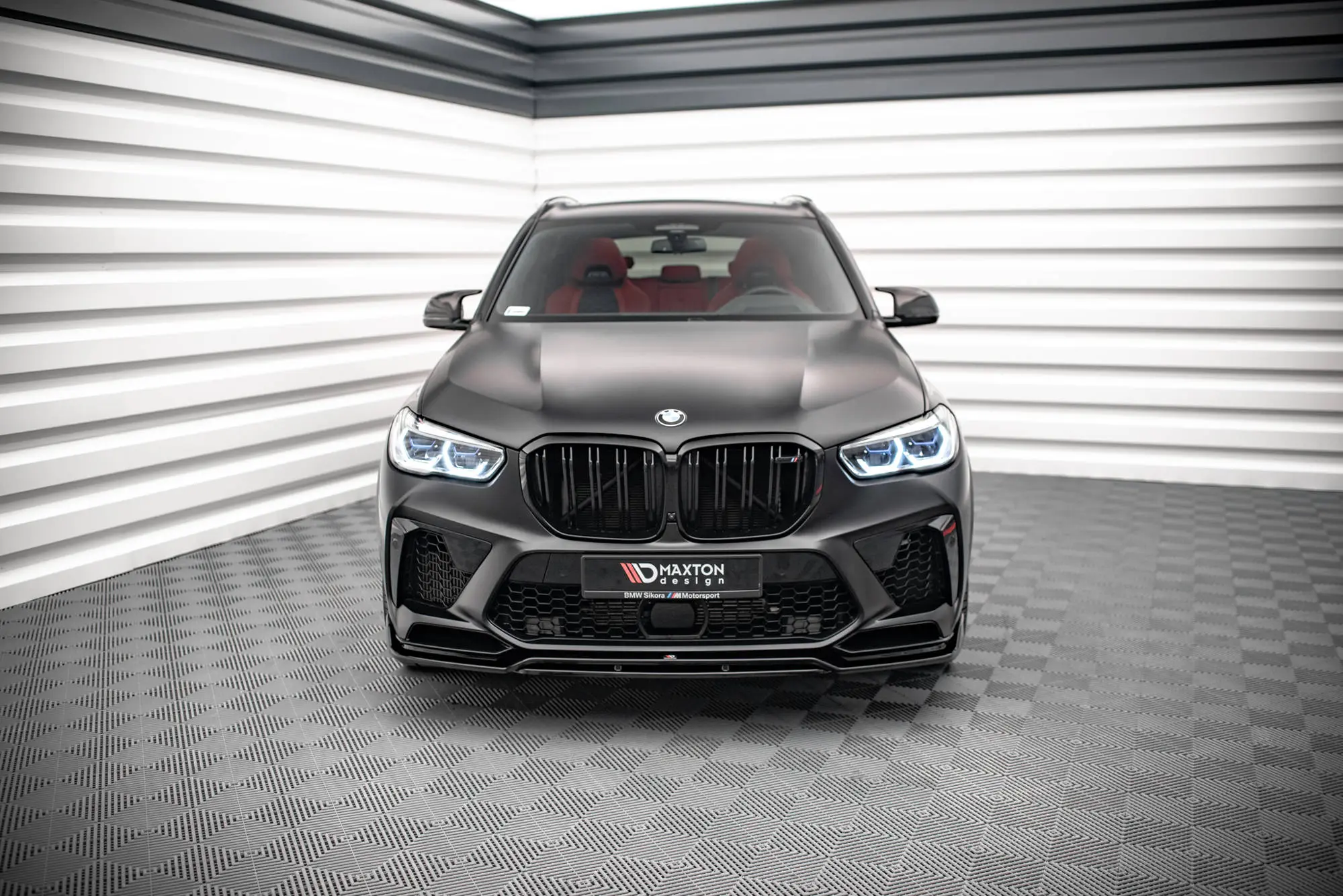 Frontspoiler BMW X5 M (F95) 2018 -> | V.3 Glossy Black Edition – bilde 2