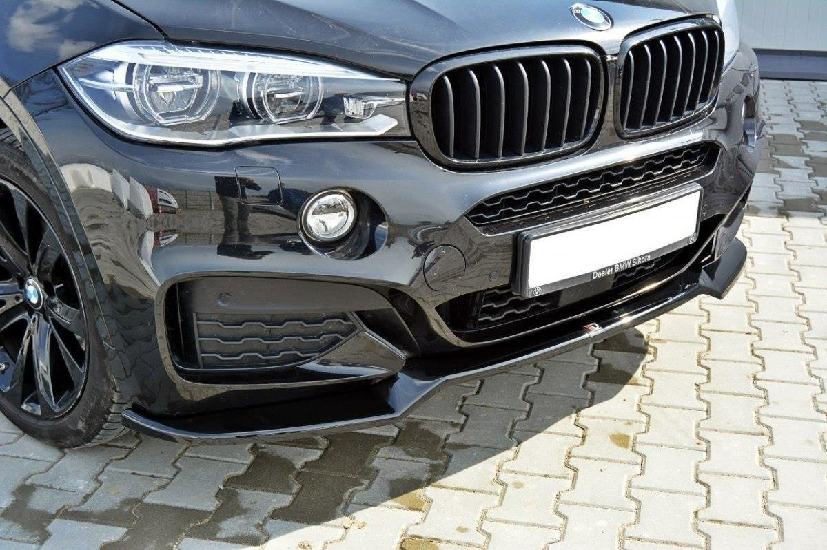 Frontspoiler BMW X6 (F16) M-pack 2014 - 2019 | Sport Glossy Black Edition V1