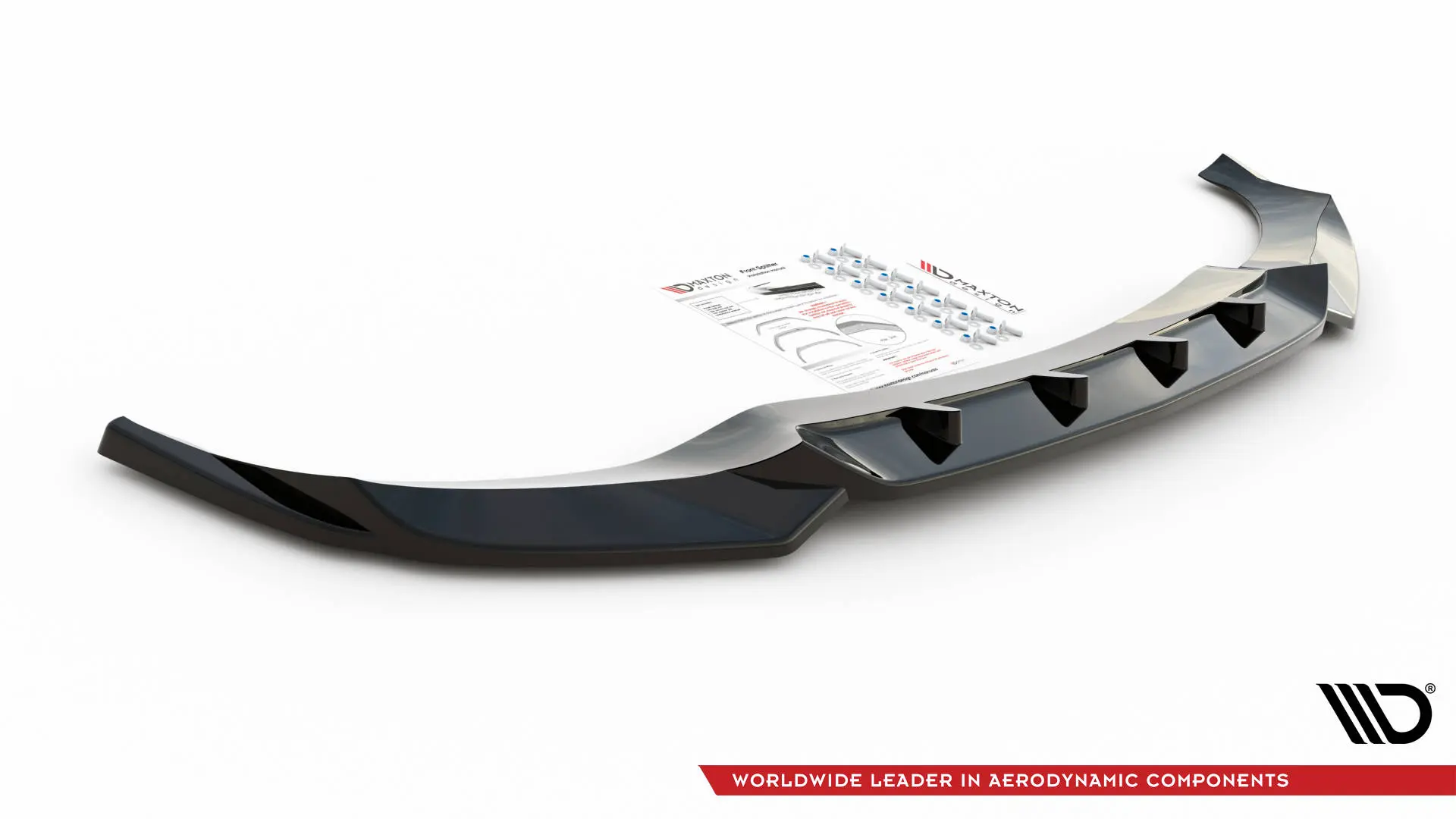 Frontspoiler BMW X6 (G06) M-Pakke 2019 - 2023 | Glossy Black Edition – bilde 5